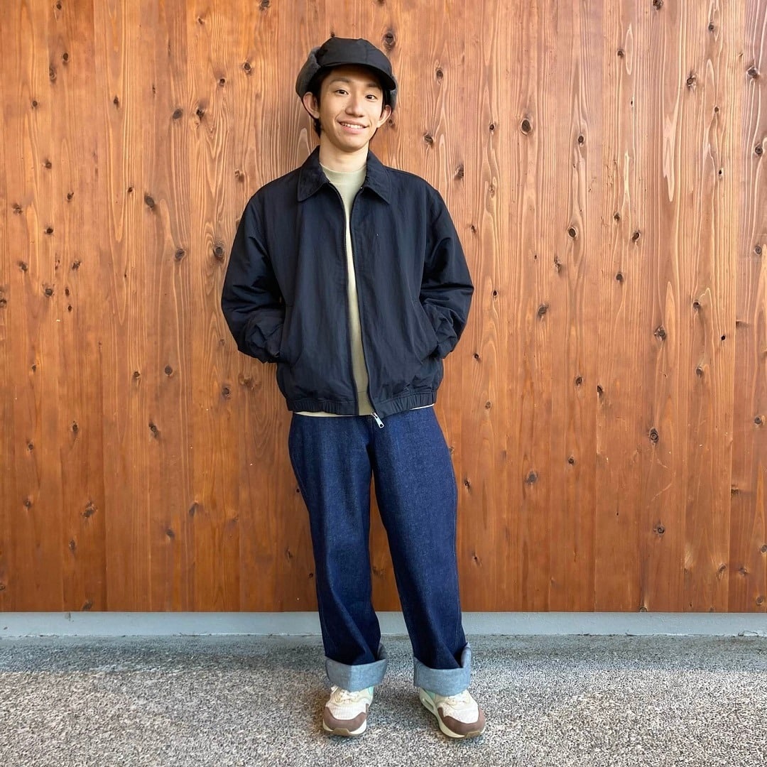 【スタッフコーディネート】絶妙な生地感で重ね着しやすい、スウェットスタイル_T3Dqk0