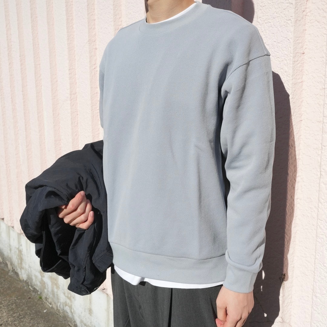 【スタッフコーディネート】絶妙な生地感で重ね着しやすい、スウェットスタイル_l8jUXU