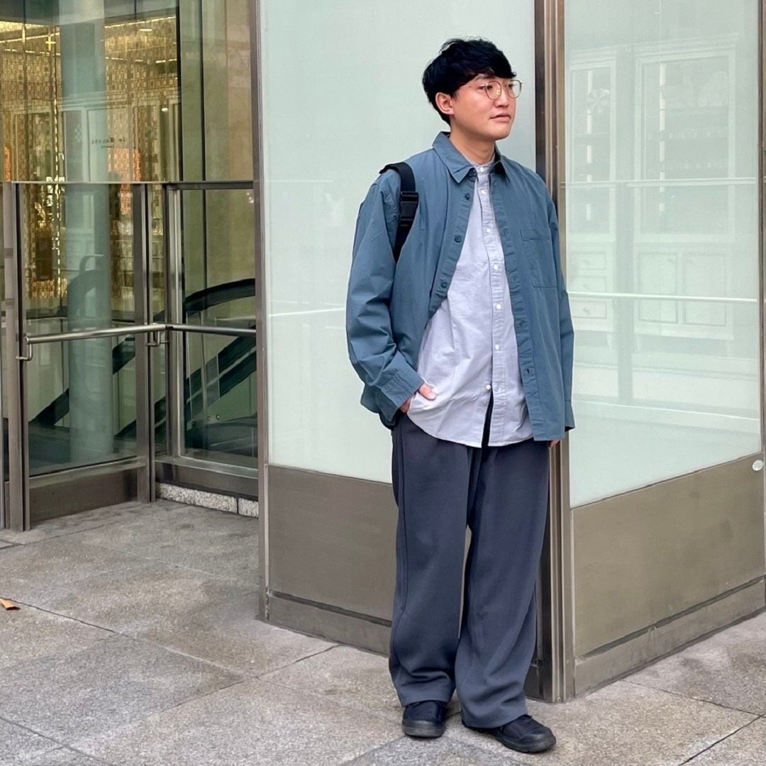 【スタッフコーディネート】絶妙な生地感で重ね着しやすい、スウェットスタイル_rOHtC2