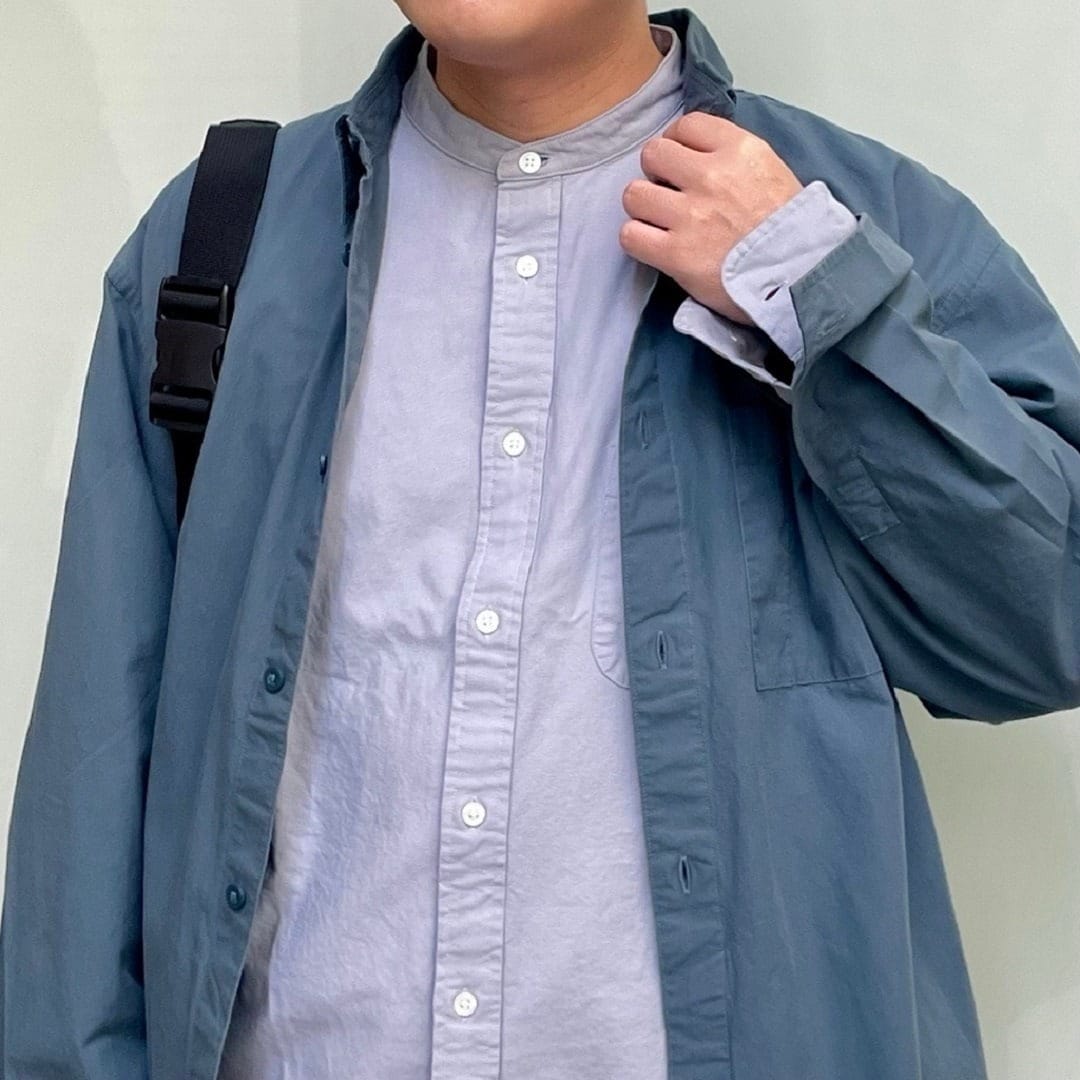 【スタッフコーディネート】絶妙な生地感で重ね着しやすい、スウェットスタイル_soKq37