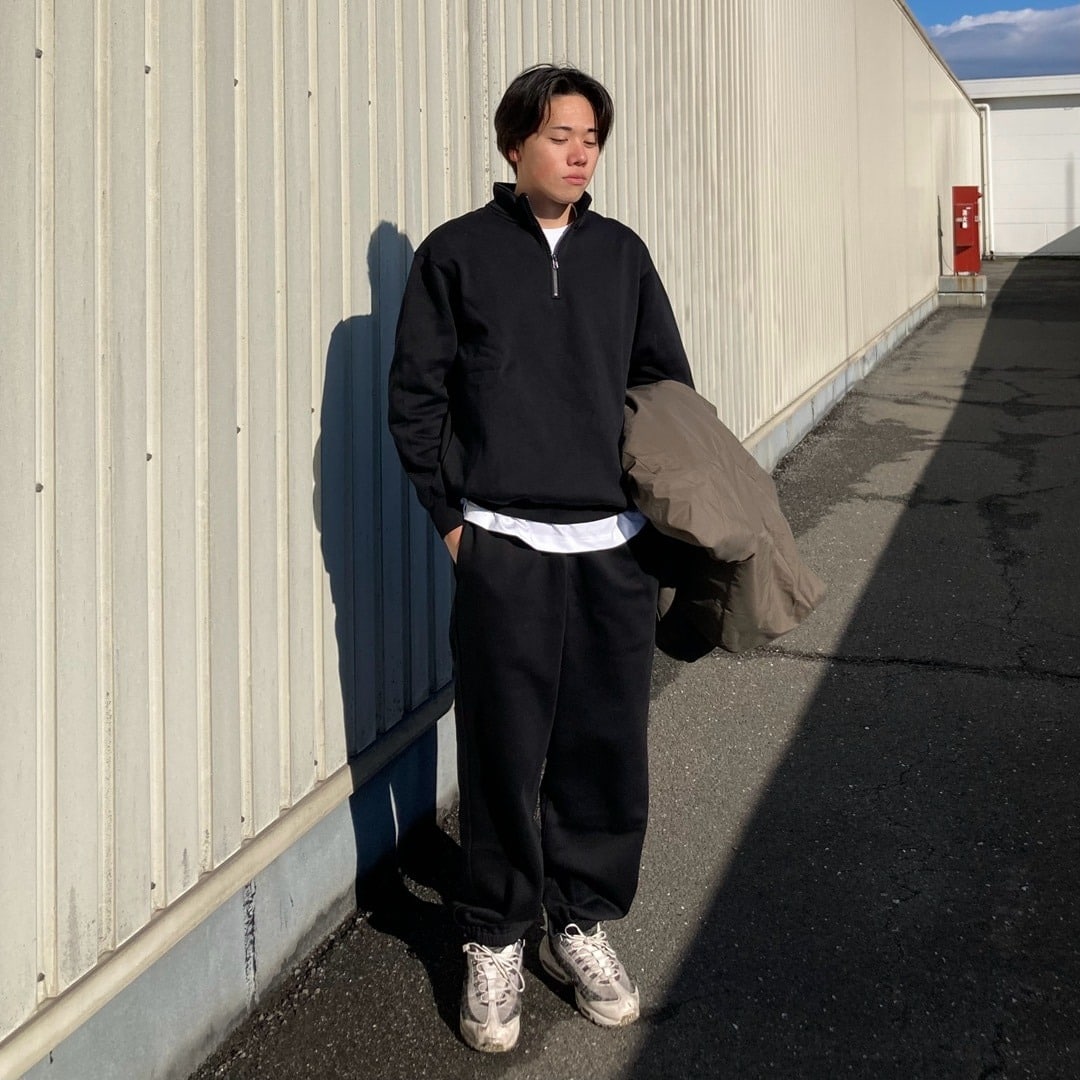 【スタッフコーディネート】絶妙な生地感で重ね着しやすい、スウェットスタイル_2vI5kg