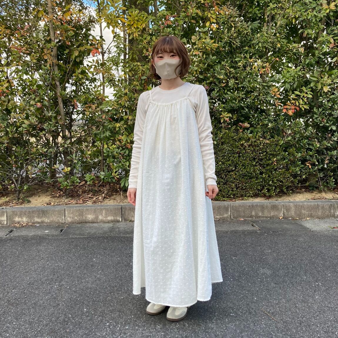 【スタッフコーディネート】絶妙な生地感で重ね着しやすい、スウェットスタイル_17M5rv