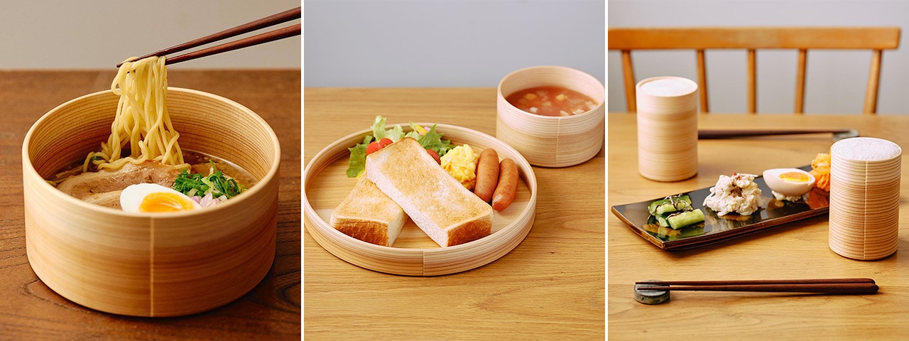 記事内画像：003 限りある資源を生かすことから生まれた、【大館工芸社】の新しい曲げわっぱ「Blanc Pa」