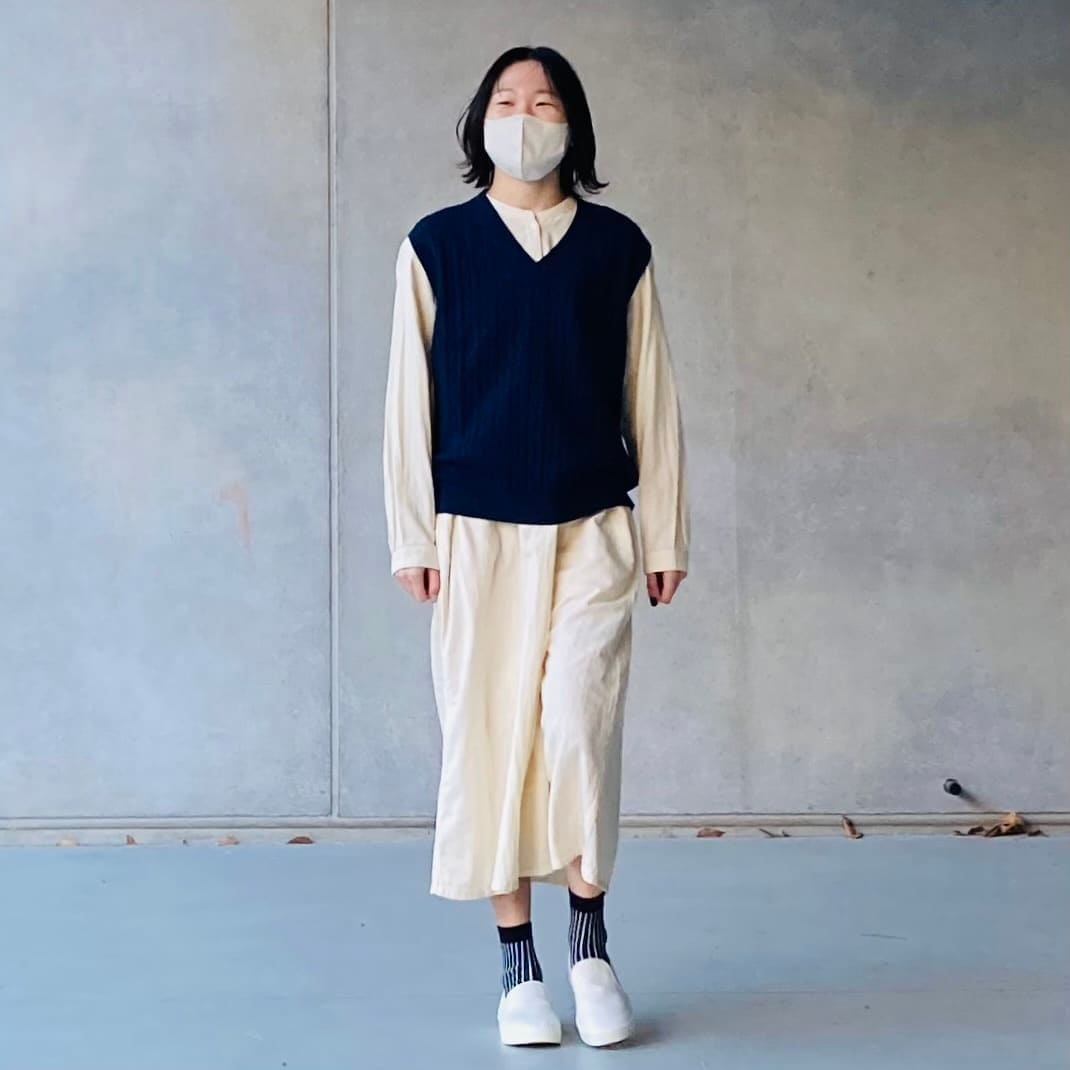 【スタッフコーディネート】冬から春へとうつろう季節、スウェットがあれば_aimu4O