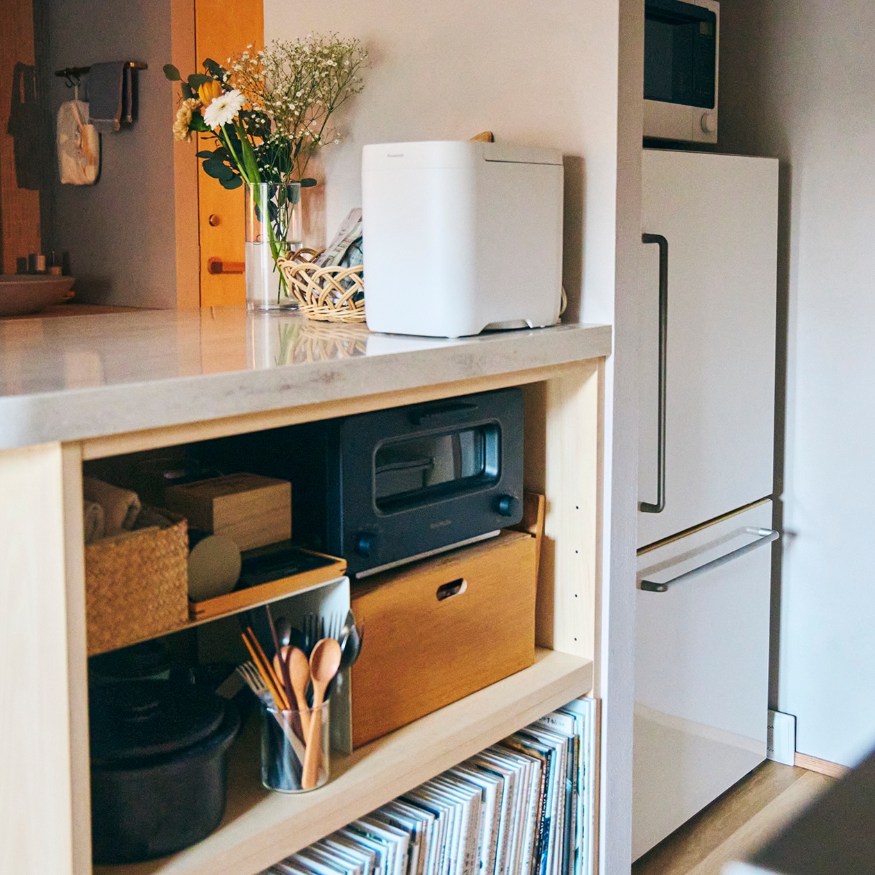 住みたい空間をつくりあげた部屋 ｜ スタッキングシェルフ、ステンレス ユニットシェルフ ほか_BES4md