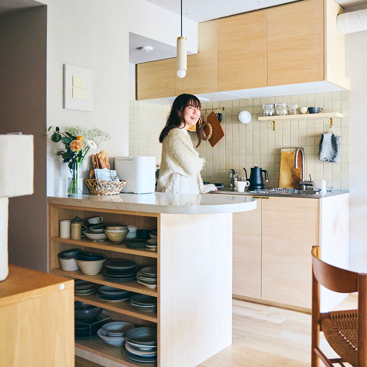 住みたい空間をつくりあげた部屋 ｜ スタッキングシェルフ、ステンレス ユニットシェルフ ほか_5HXYk9