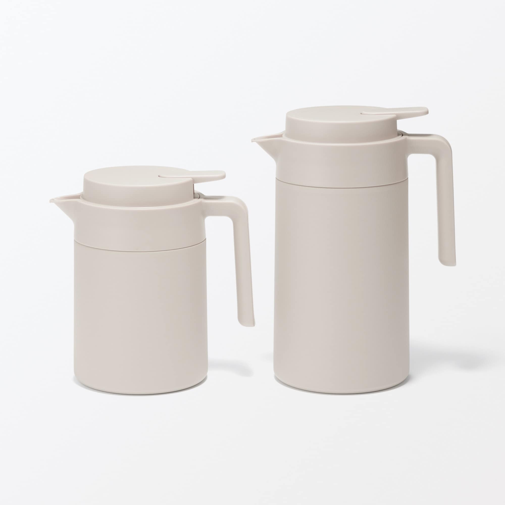 広口で洗いやすい　保温保冷　卓上ポット　無印良品