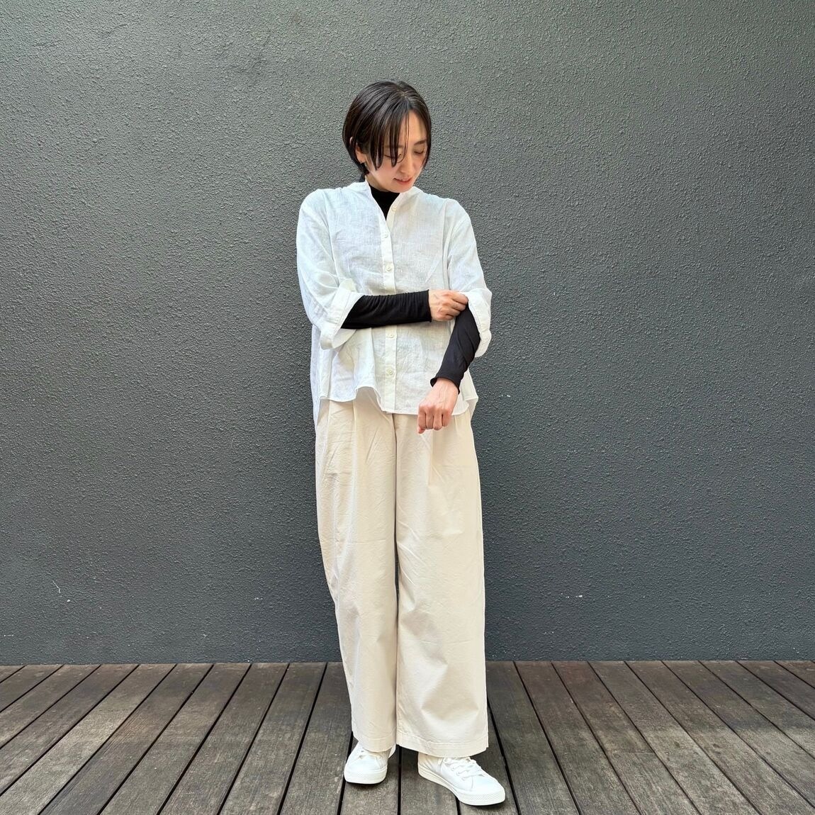 【スタッフコーディネート】麻（リネン・ヘンプ）の服を、身長別に着てみました _BrEg0o