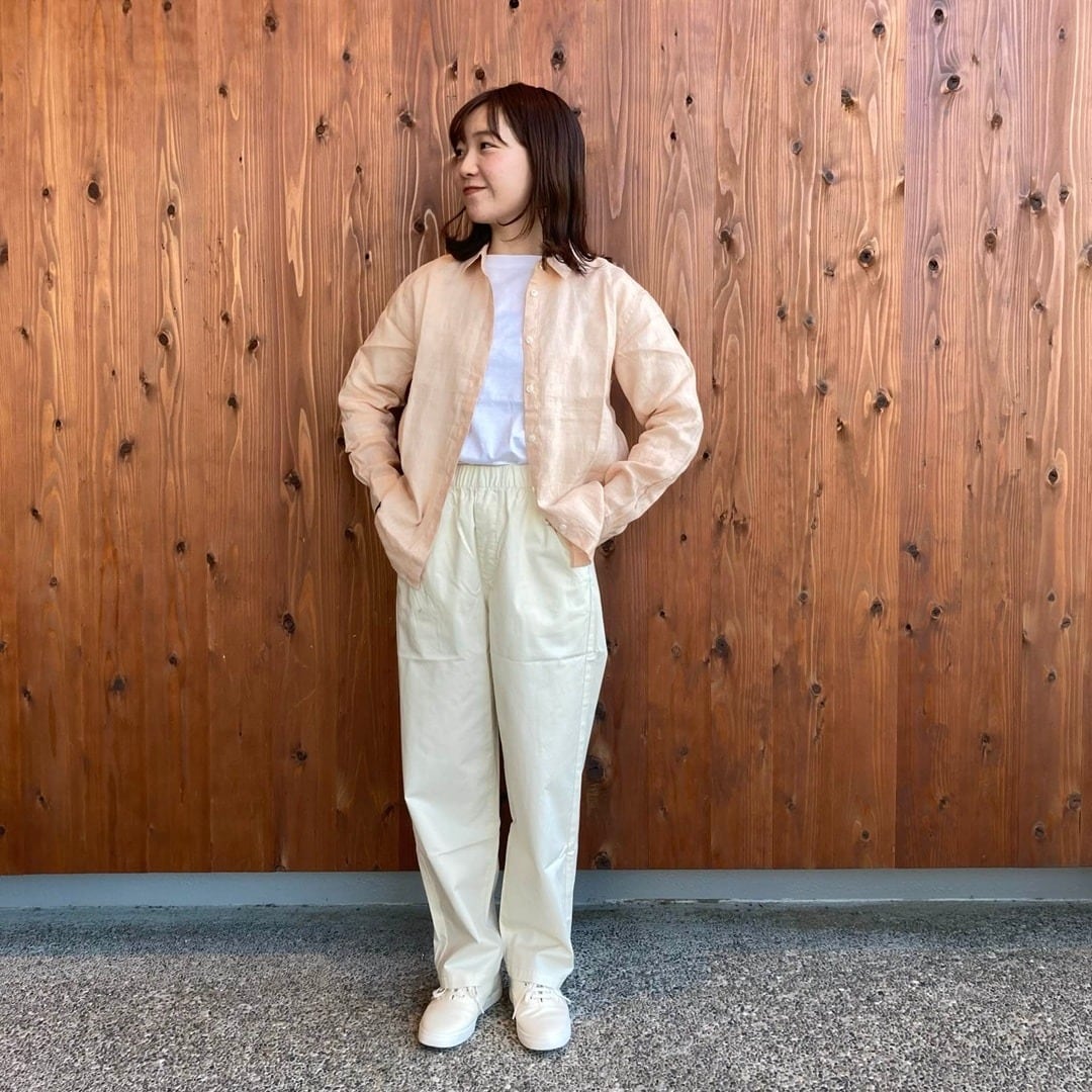 【スタッフコーディネート】麻（リネン・ヘンプ）の服を、身長別に着てみました _E7c5BL