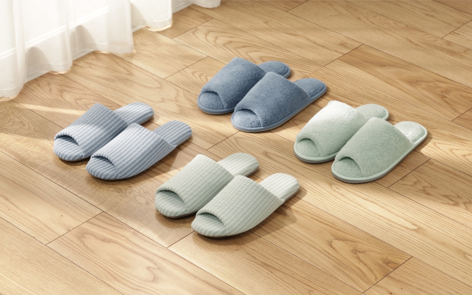 季節と機能で選ぶスリッパ・ルームシューズ