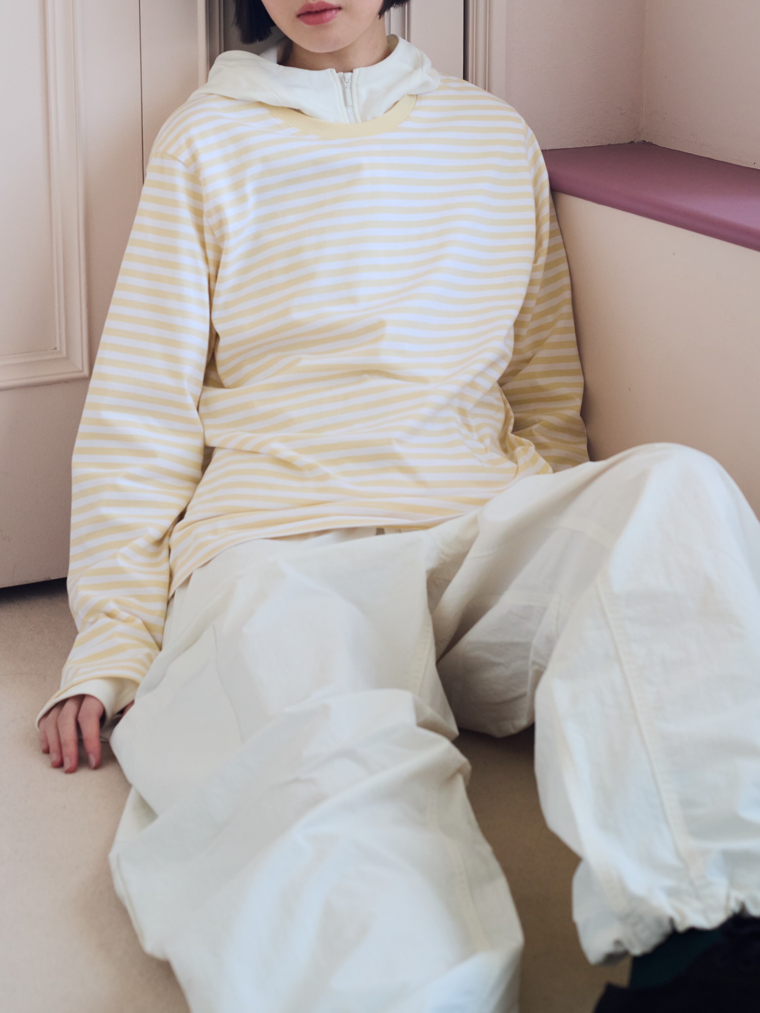 フィット感も使い勝手も、ちょうど良い。「クルーネック長袖Tシャツ」 ｜ 着まわしたい、定番服_8vzAZa