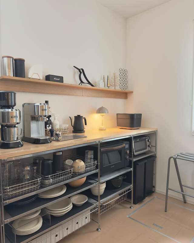 【みんなのお部屋実例】狭くてもすっきり片づくキッチン収納_vxU6CN