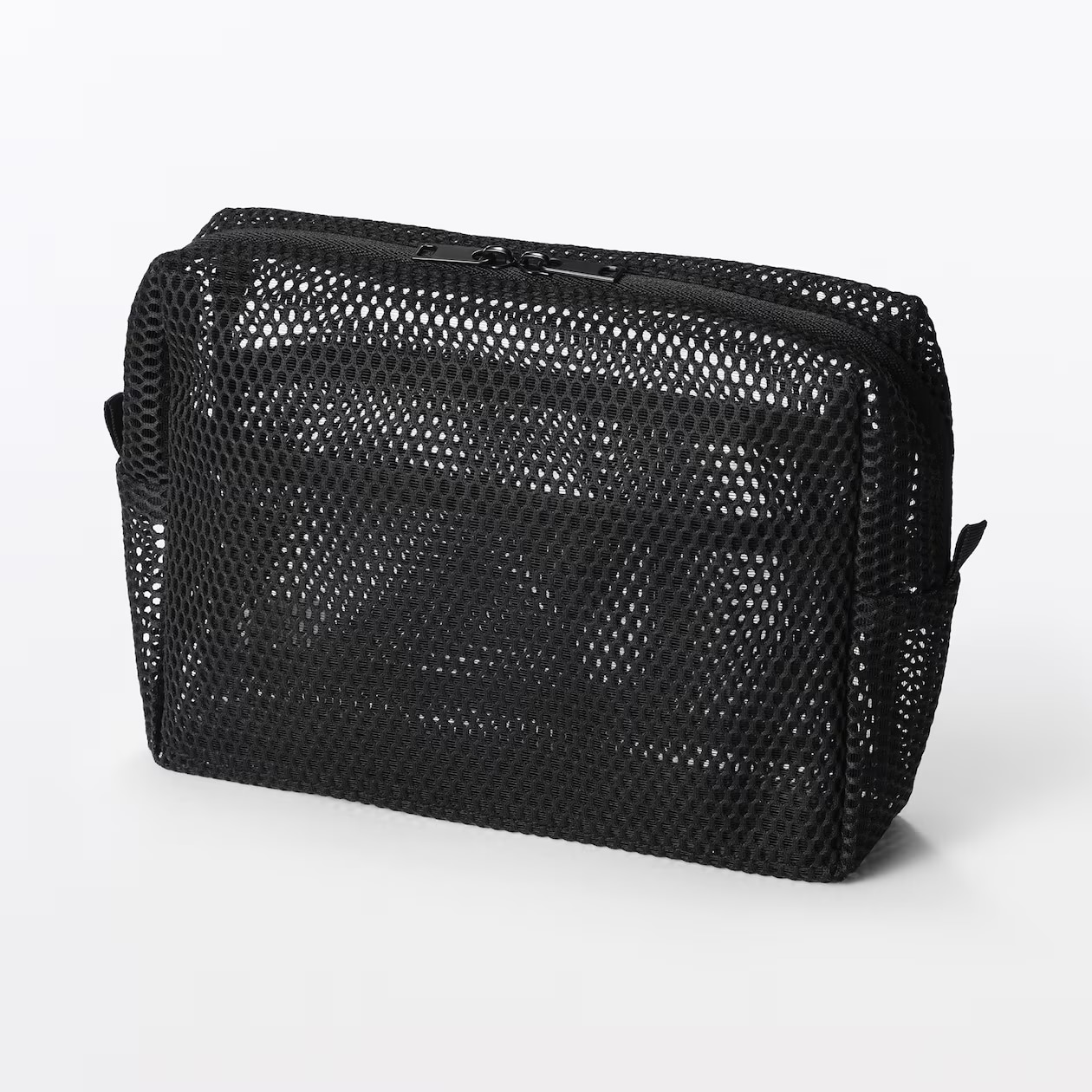 新商品 ｜  三つの内ポケット付き。立体メッシュ小物整理ポーチ_sJ7hcy