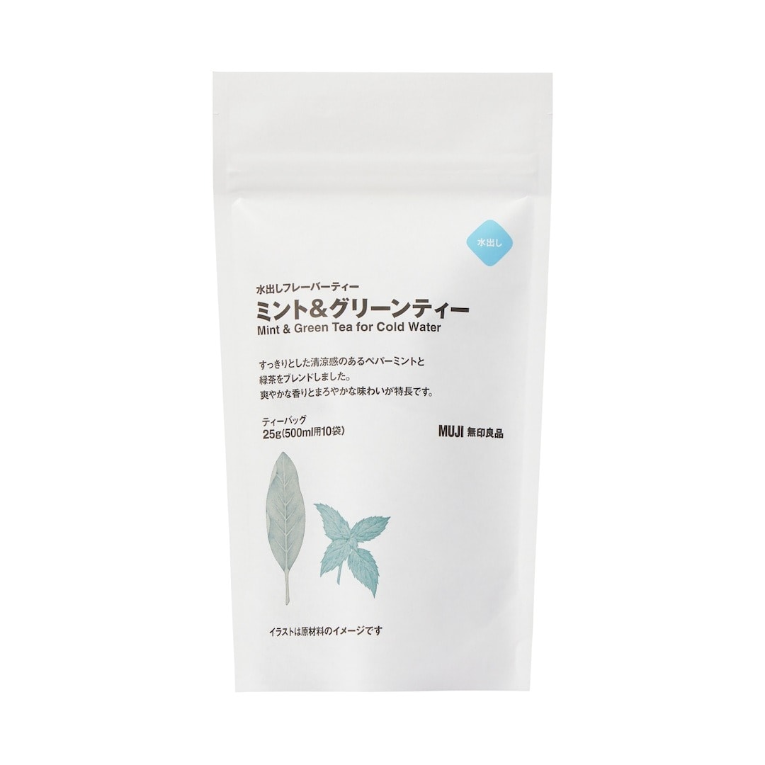 新商品 ｜ 口の中をすっきりとリセット。水出しフレーバーティー ミント＆グリーンティー / ミント＆レモン_Gf69ux