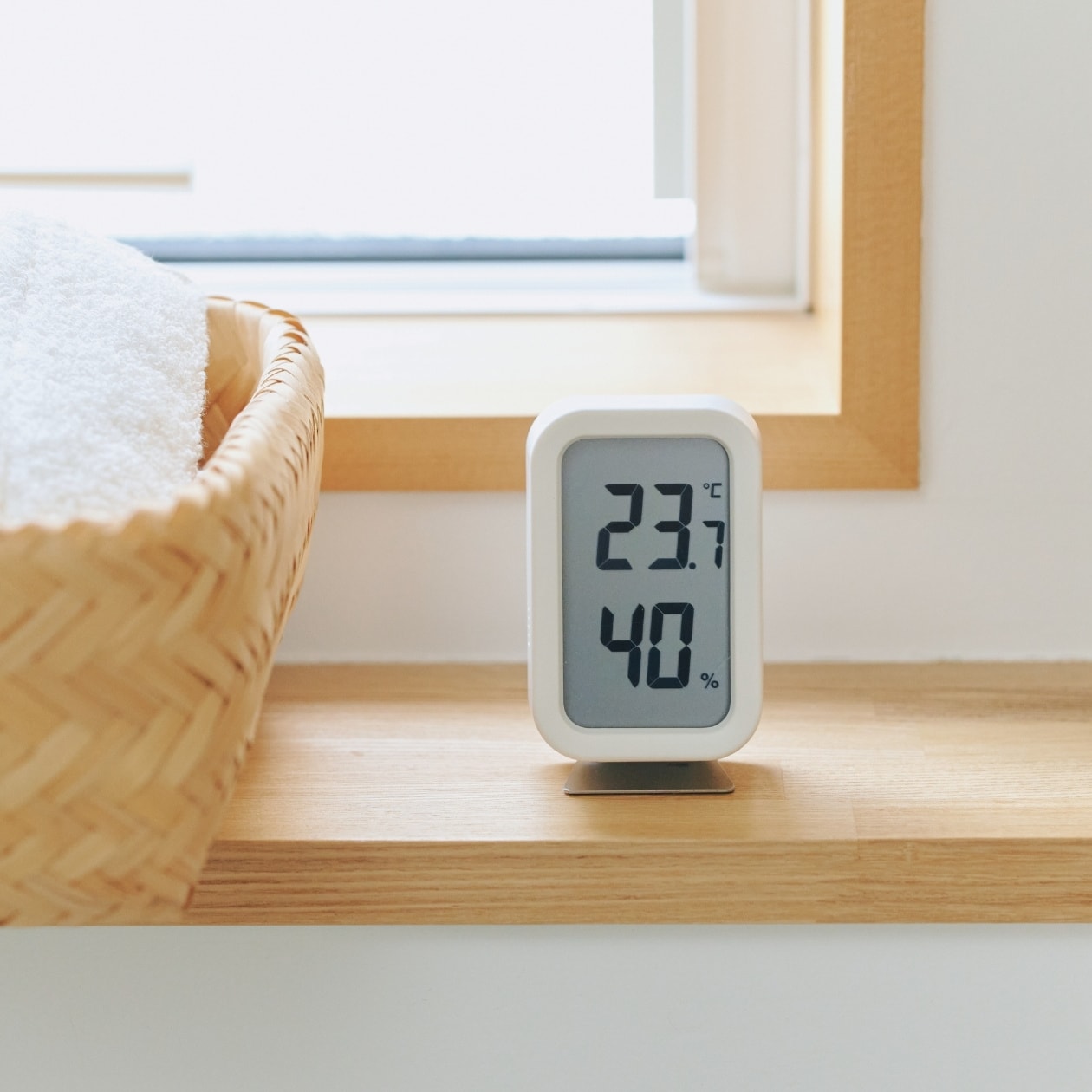 無印良品　デジタル温湿度計