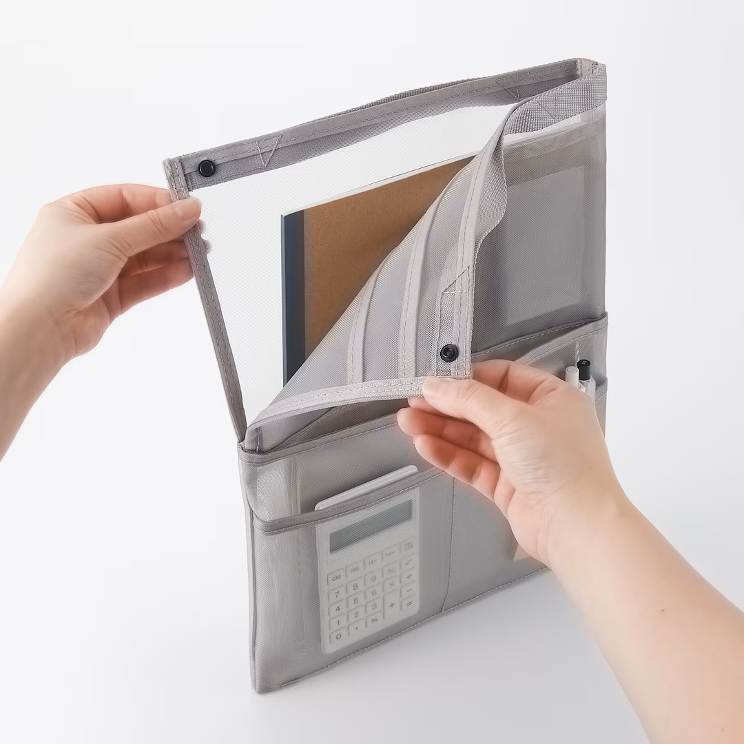 ナイロンメッシュバッグインバッグ　無印良品