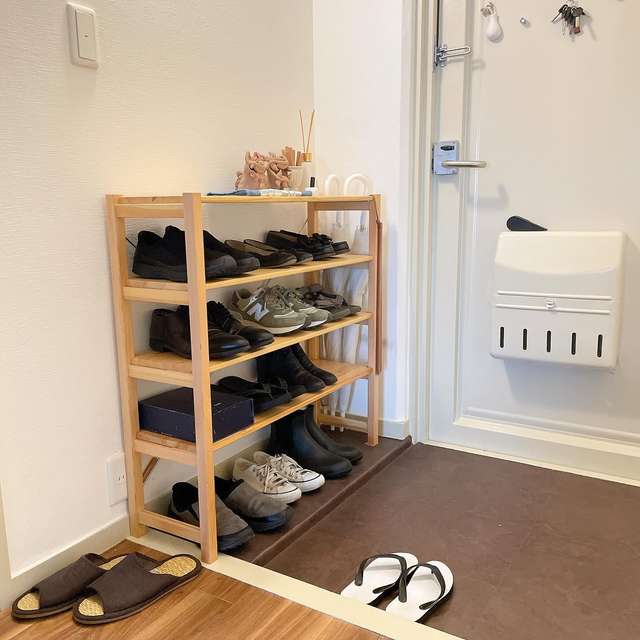 無印良品のパイン材ユニットシェルフ