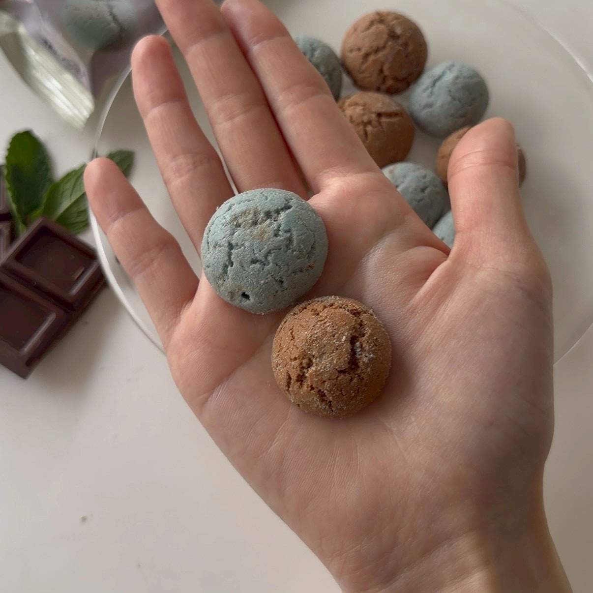 無印良品の『ココナッツマカロン チョコ＆ミント』