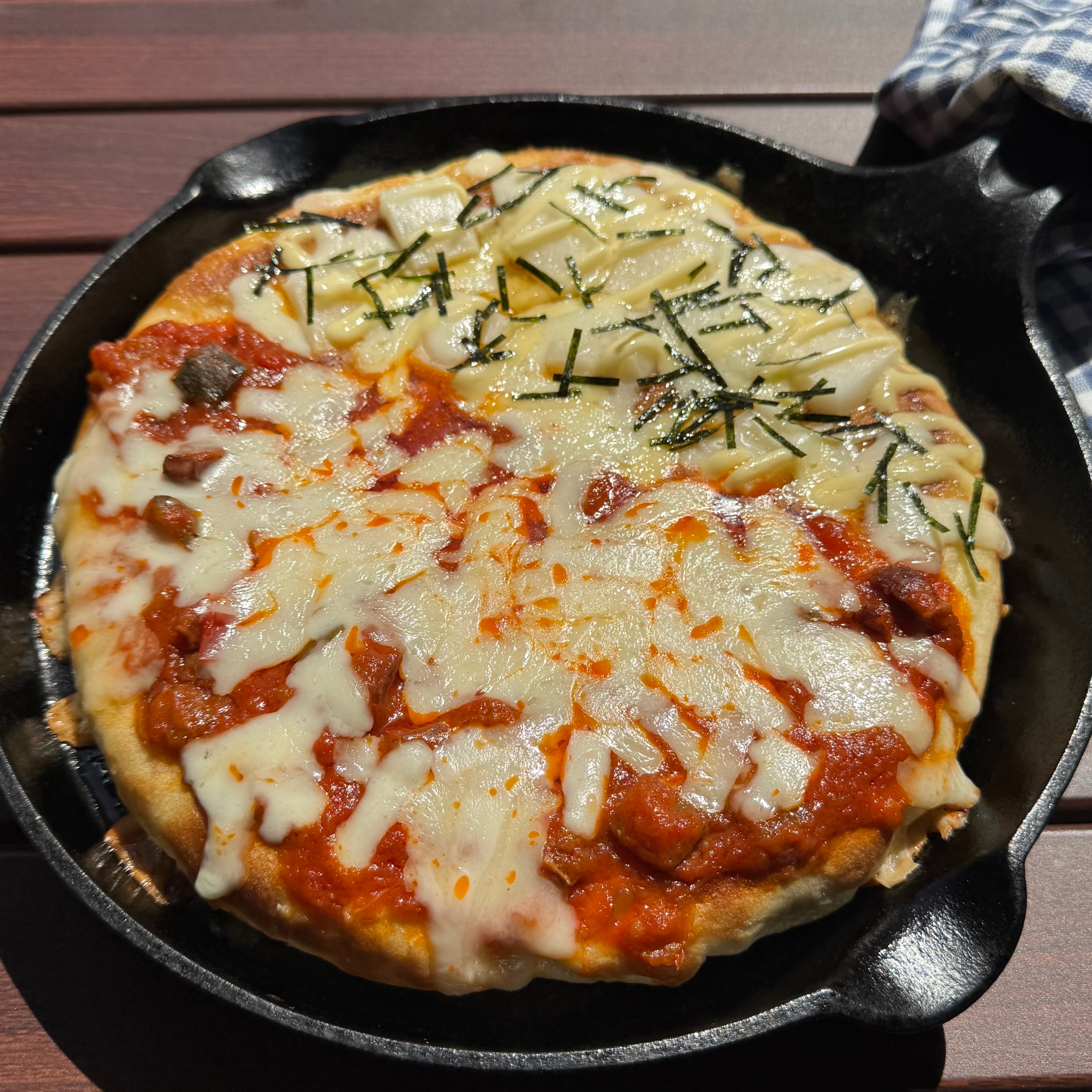 無印良品のアウトドアごはん ナンピザ