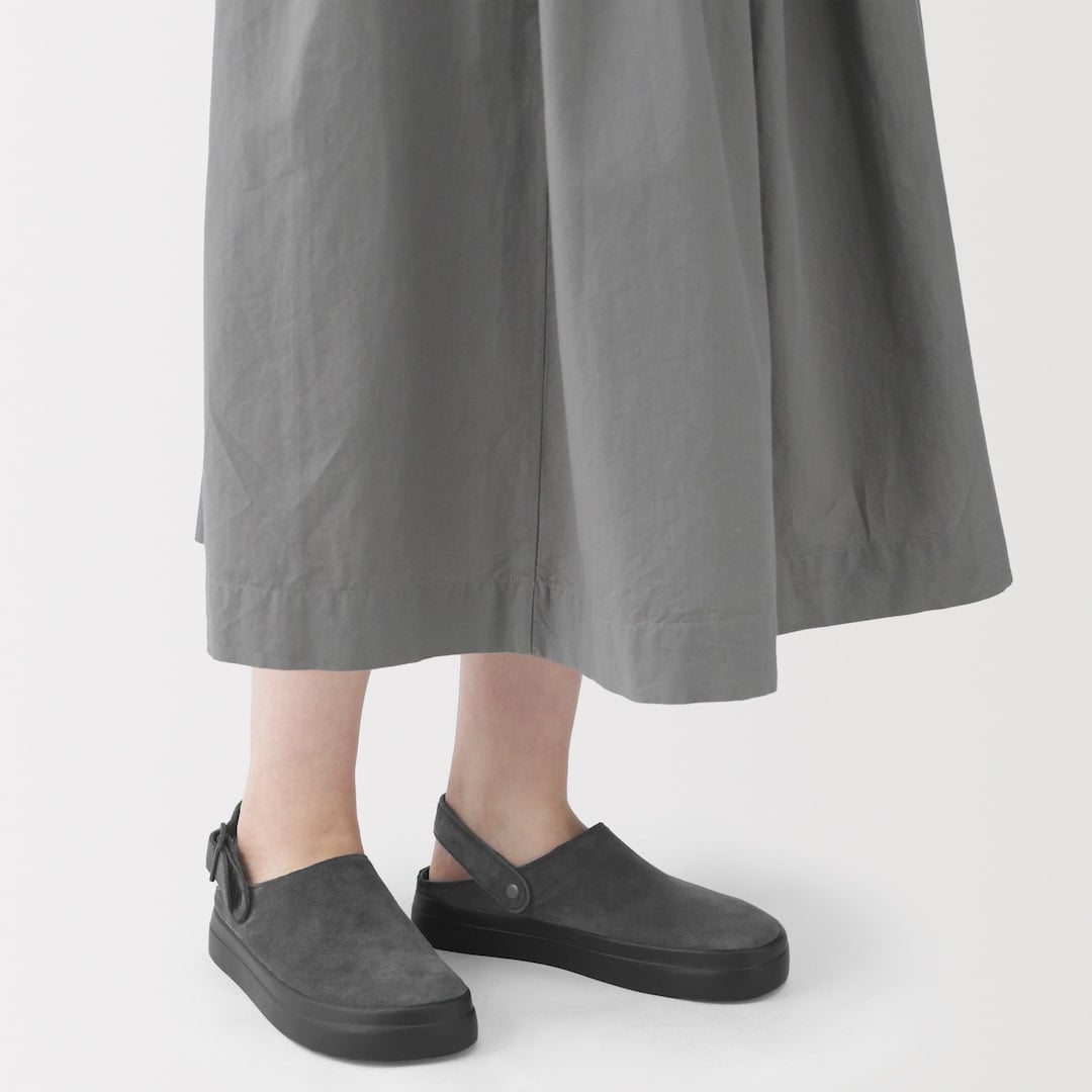 新商品 ｜ MUJI Labo レザー ヒールベルト クロッグシューズ_Hw9o2J