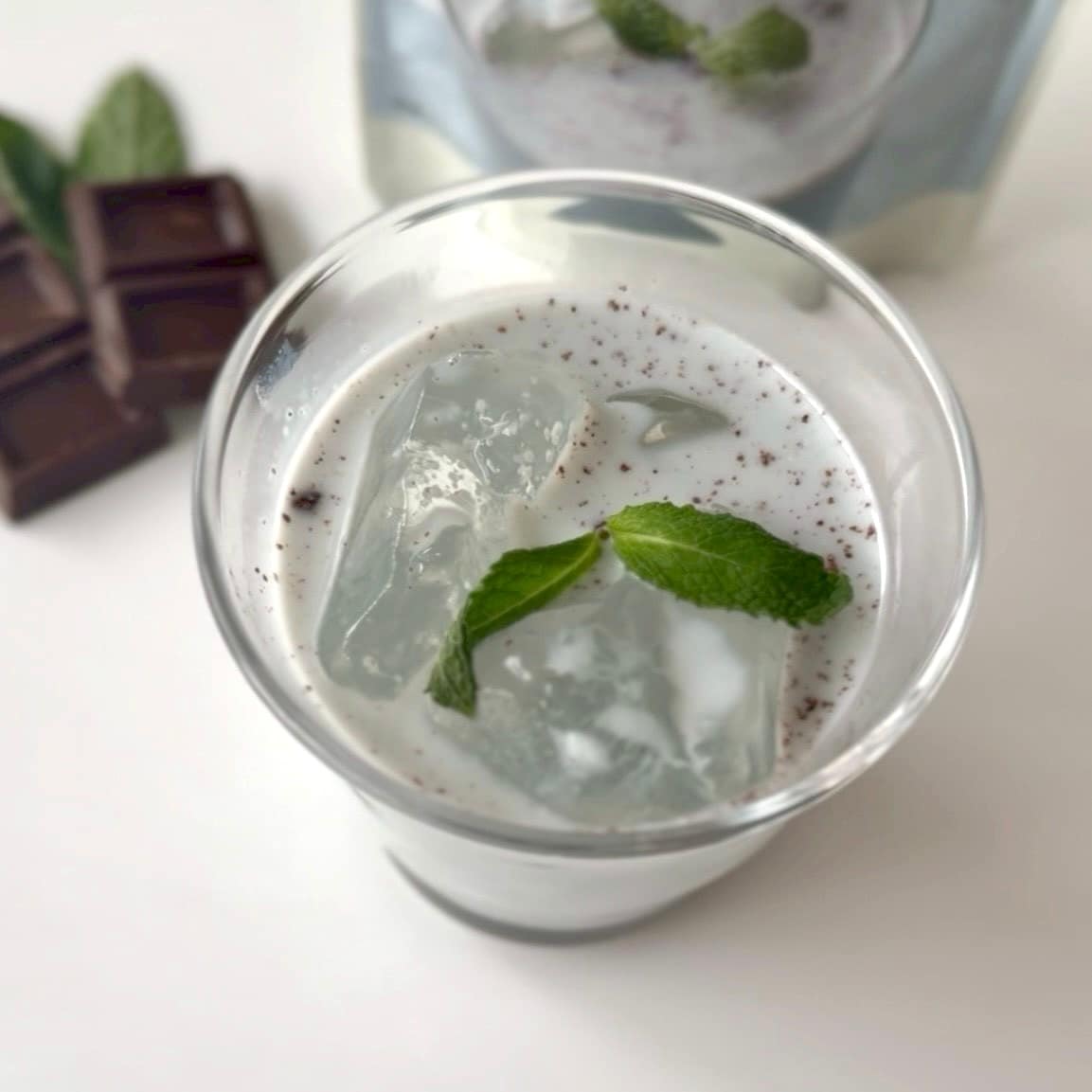 無印良品の『牛乳でつくる チョコミントラテ』