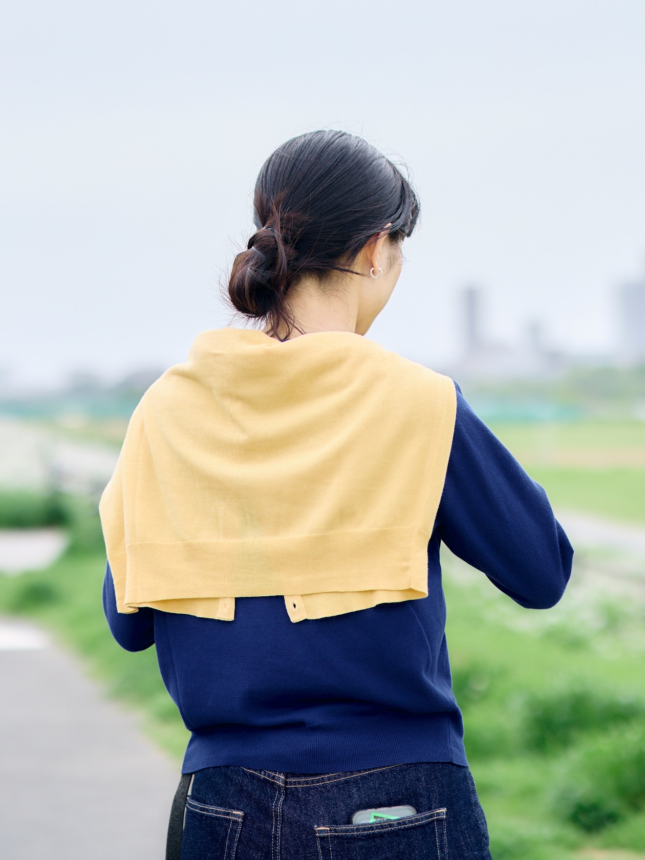 9色×6サイズ。組み合わせを考えるのもまた楽し｜婦人 UVカット強撚コットンクルーネックカーディガン_cNwJ7S