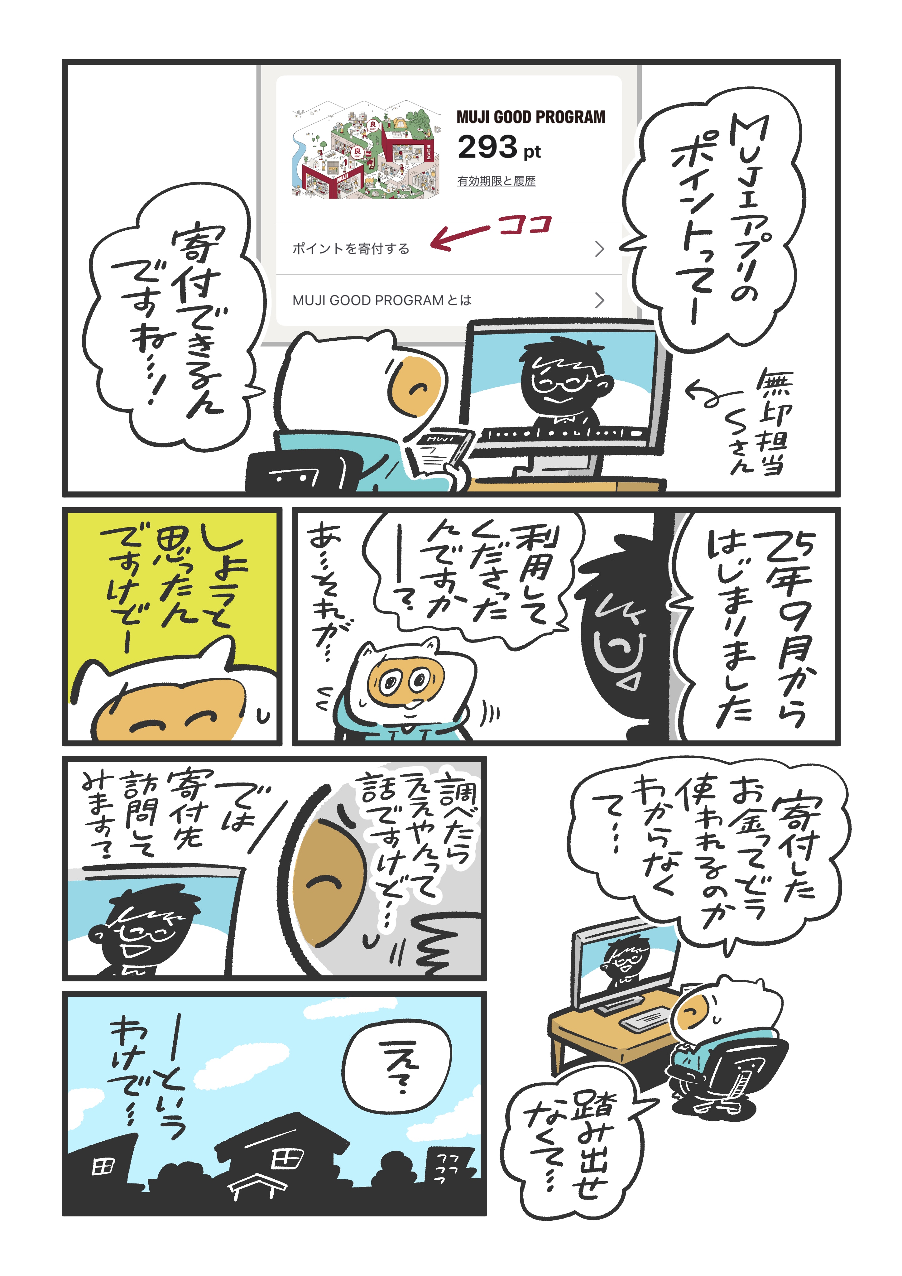 無印良品　　ポイント　寄付　　ドナルド・マクドナルド・ハウス