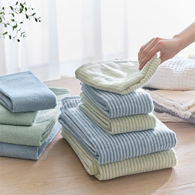 やさしい肌触りのタオル