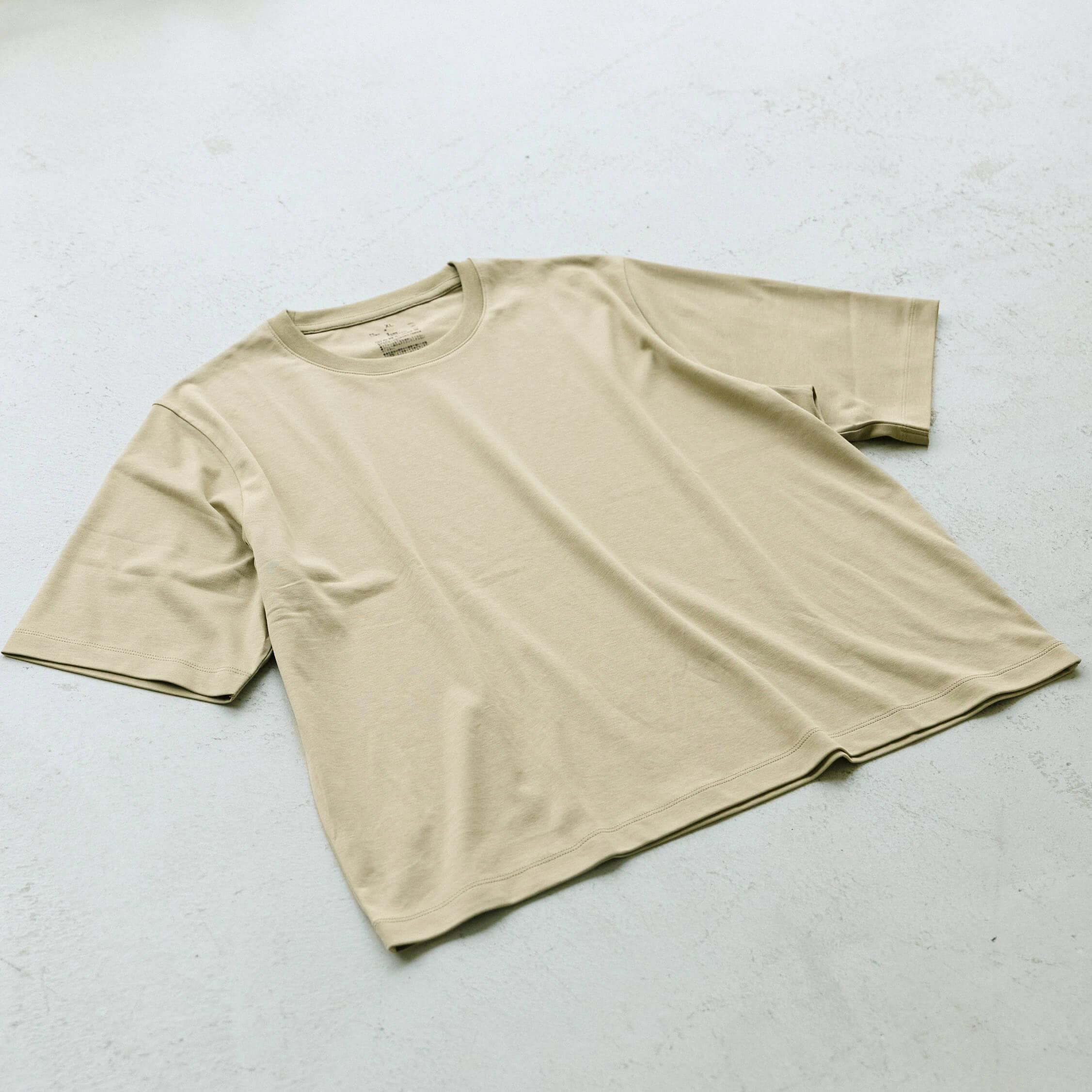 無印良品の涼感 UVカット クルーネックワイド 半袖Ｔシャツ