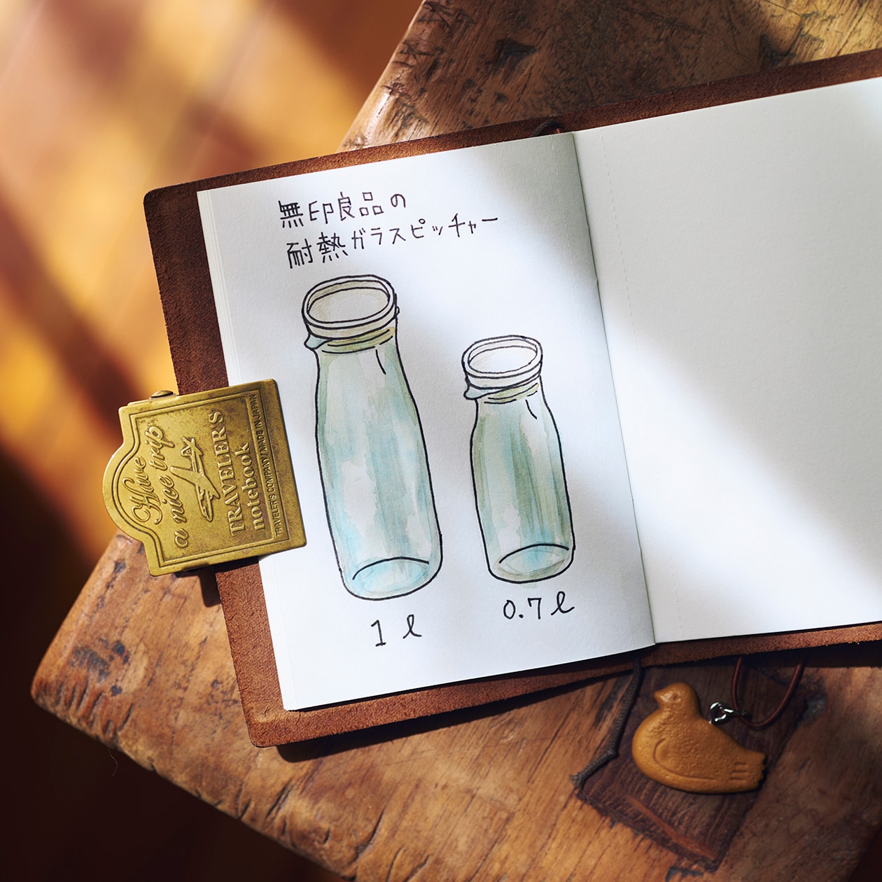 「ガラスピッチャーは、家族と一緒に、いつもそこにある存在」Tamy（イラストレーター）_耐熱ガラスピッチャーイラスト