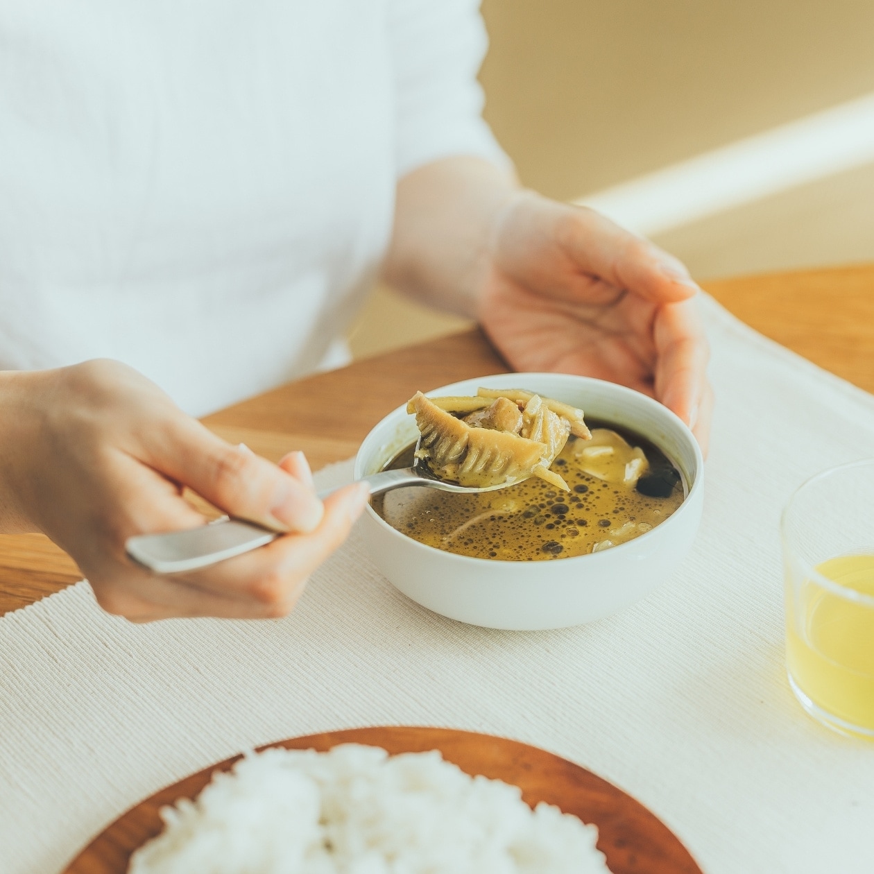 無印良品の養生日和　気滞を整えるグリーンカレー
