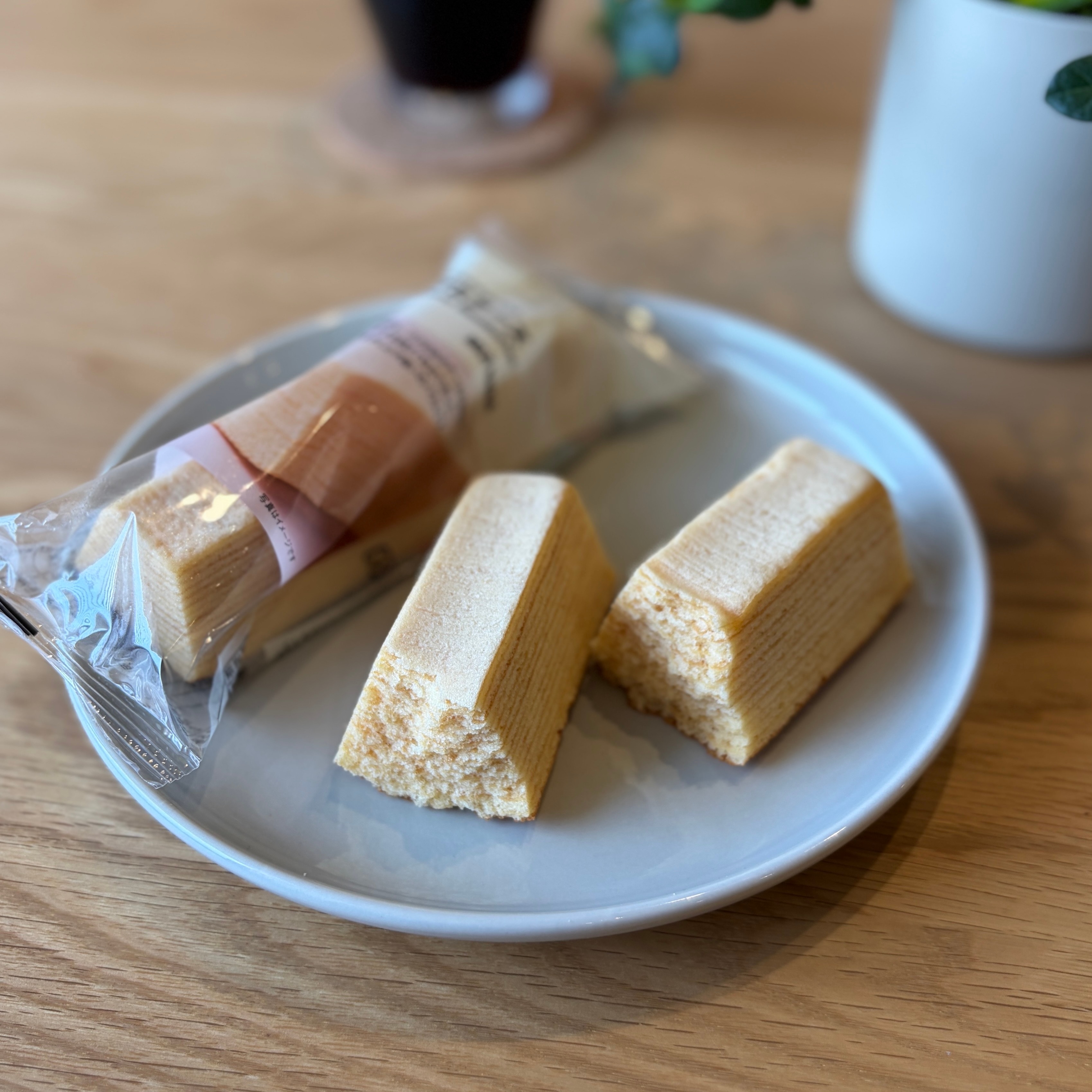無印良品の『たんぱく質がとれるバウム　エッグ＆チーズ』