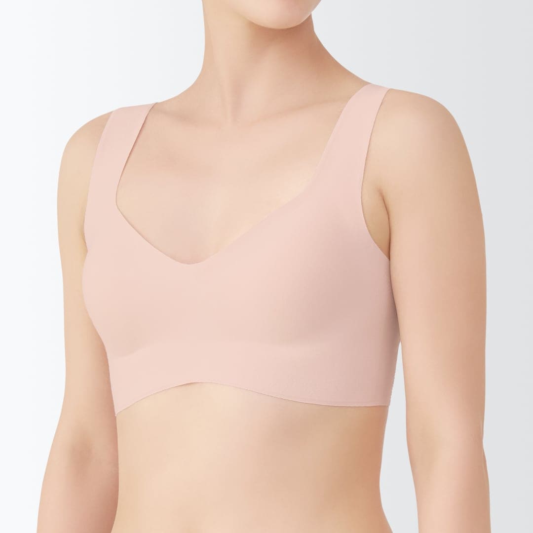 無印良品のひびきにくいハーフトップブラジャー