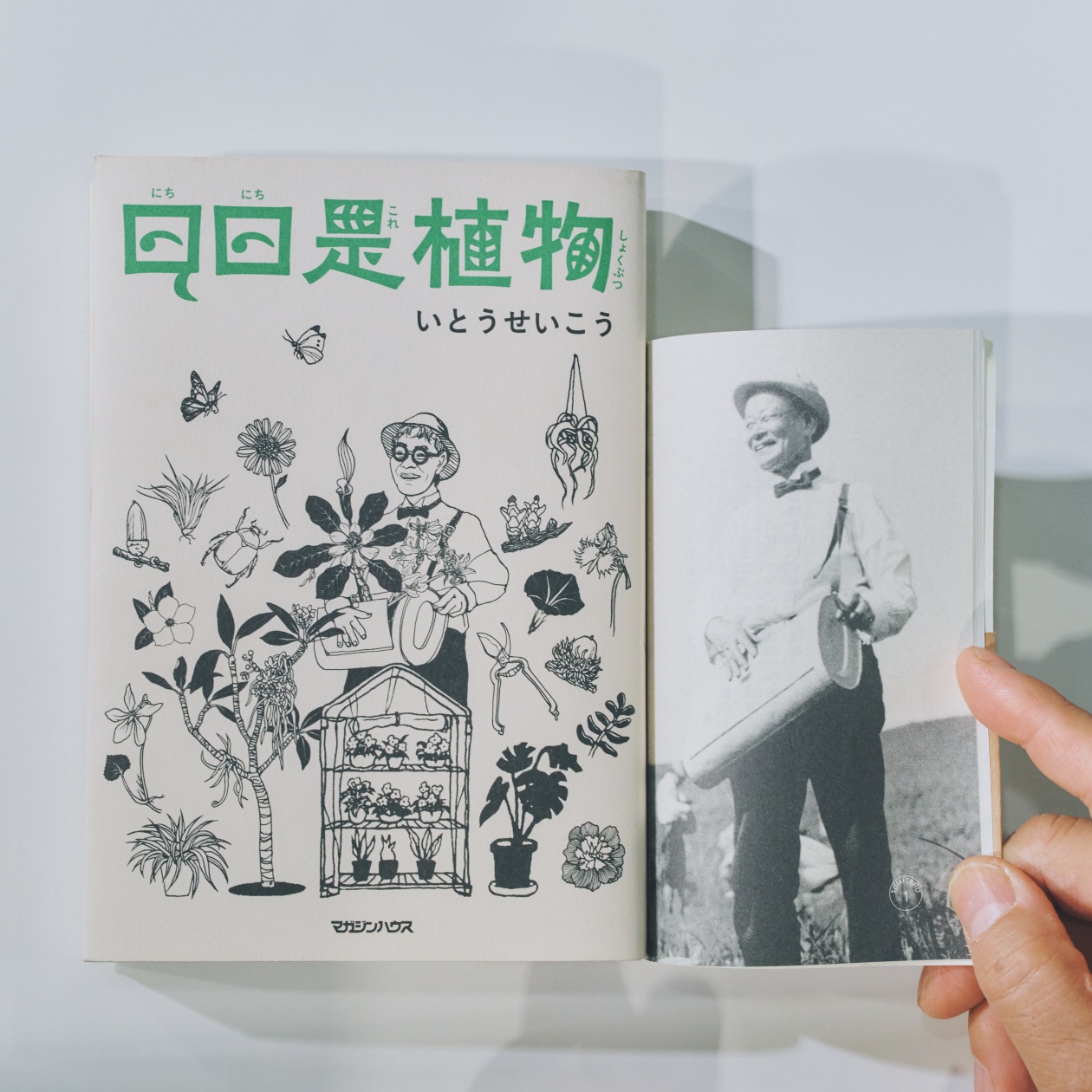 いとうせいこうさんのエッセイ集『日日是植物』（マガジンハウス）