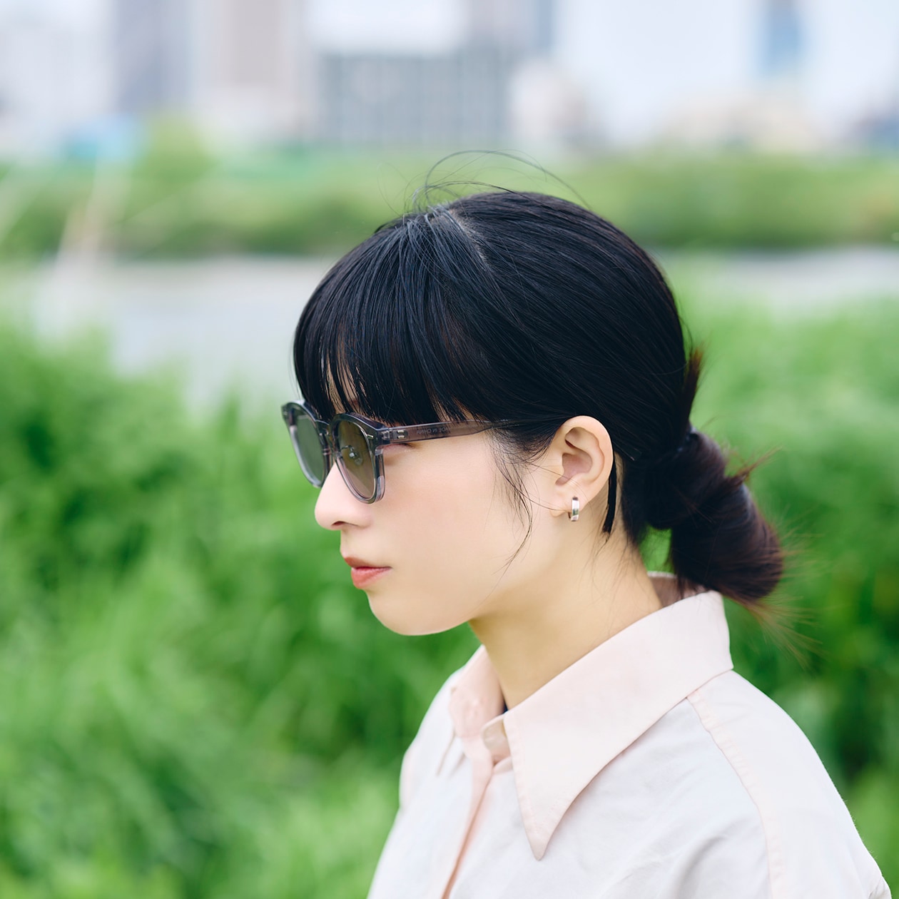 無印良品のUV400 ボストン型 サングラス