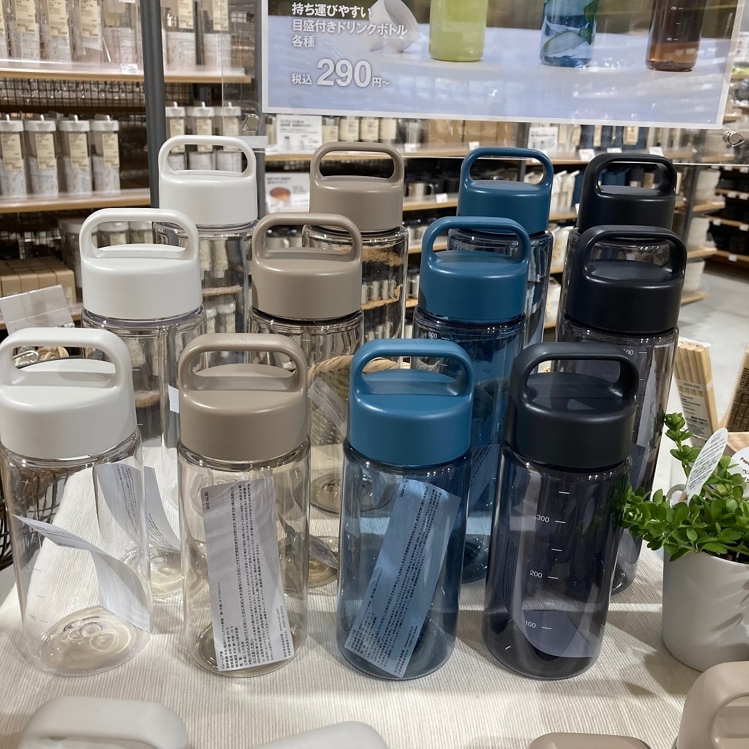 無印良品の「目盛り付きボトル」