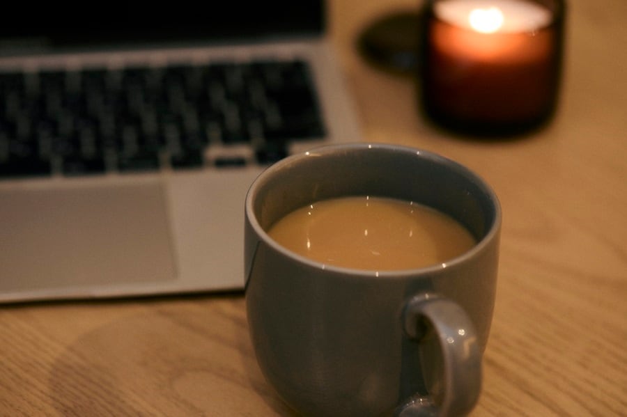 夜のコーヒー