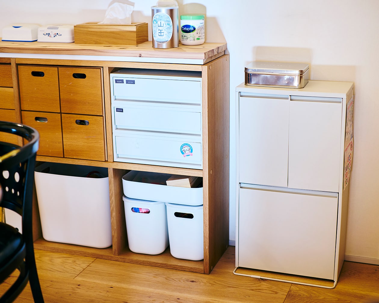無印良品のスタッキングシェルフ