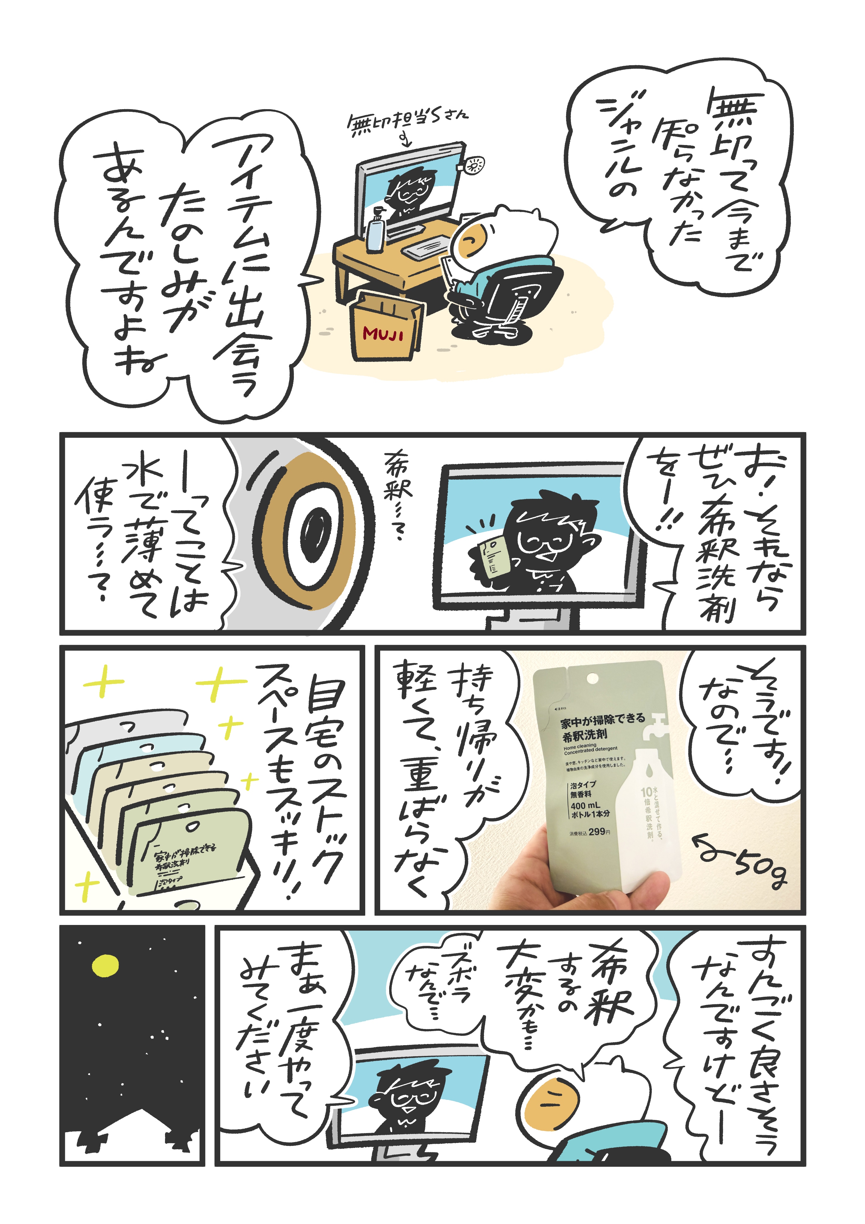 無印良品の希釈洗剤