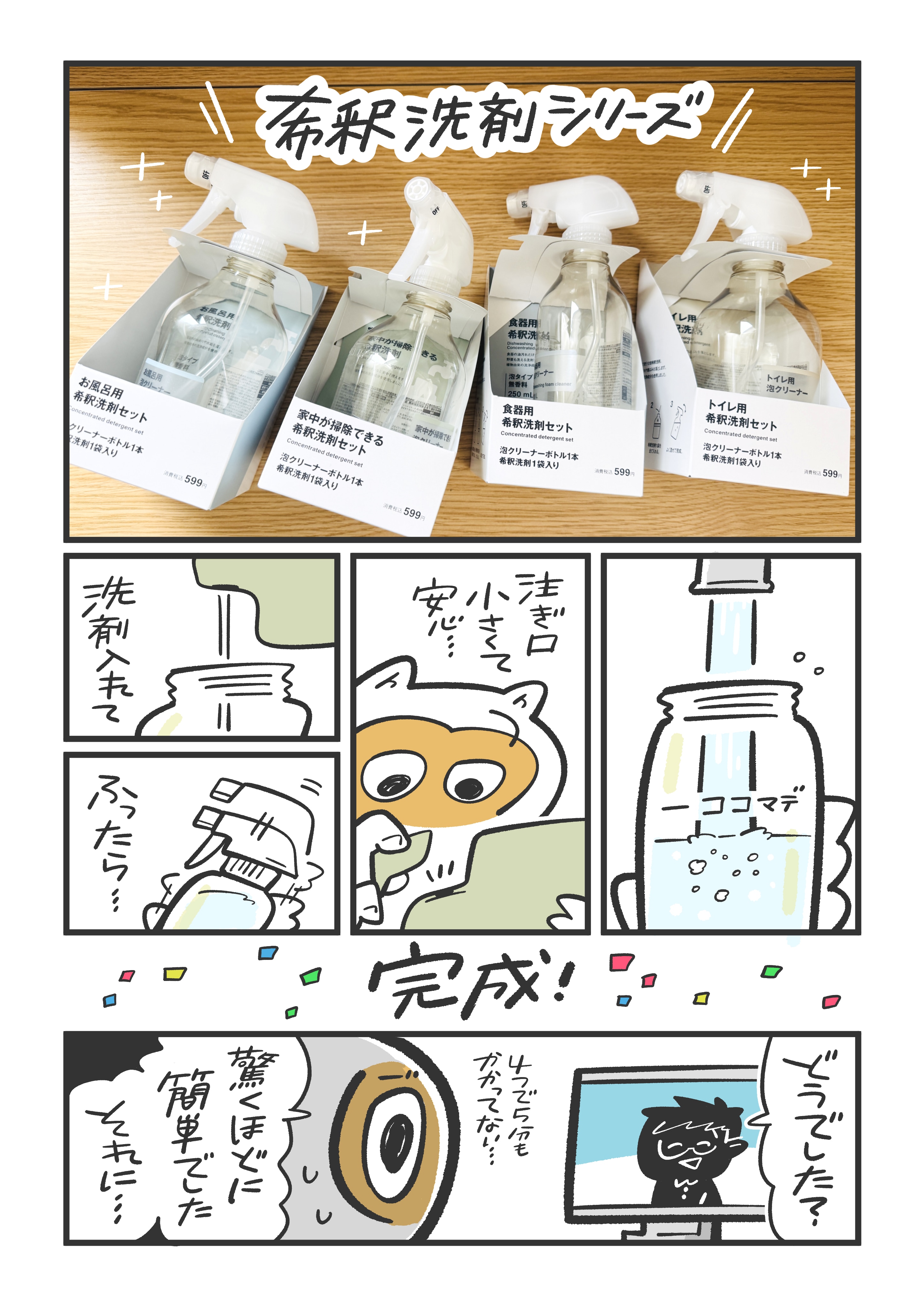 無印良品の希釈洗剤