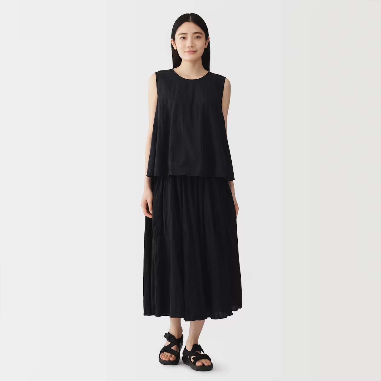 無印良品の不揃い楊柳の服