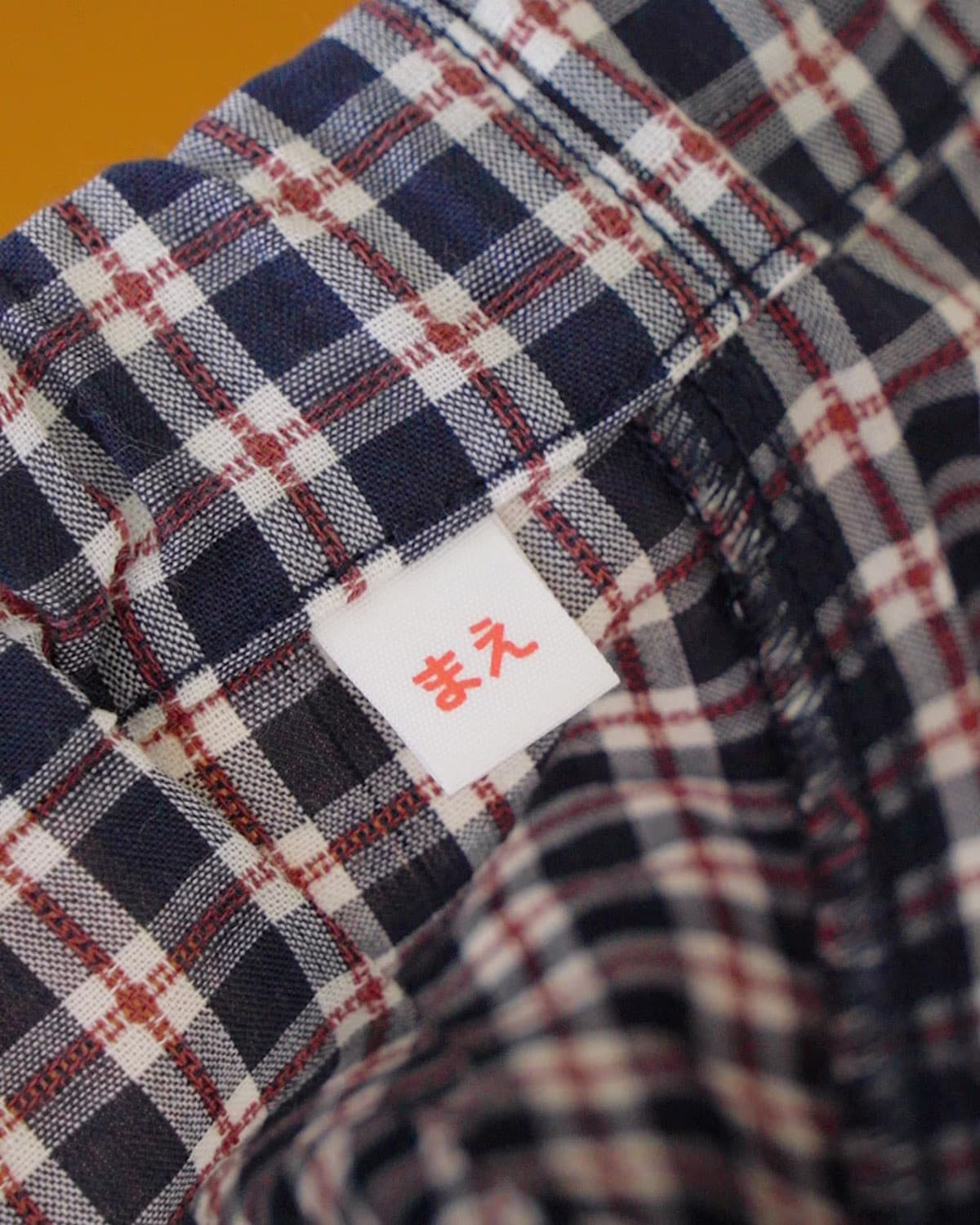 無印良品のコットンドビー織りチェック 甚平