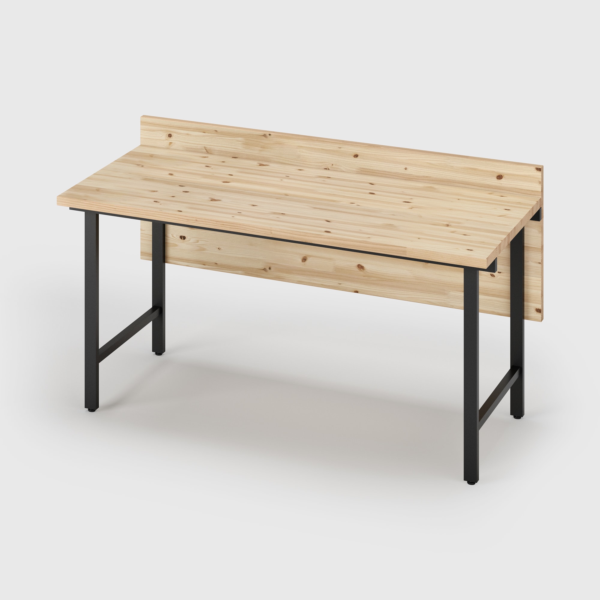 無印良品　システムデスク（W144×D72×H70cm） 角パイプデスク 片面 奥行600・700mm 幅1400mm – 法人向け空間商材