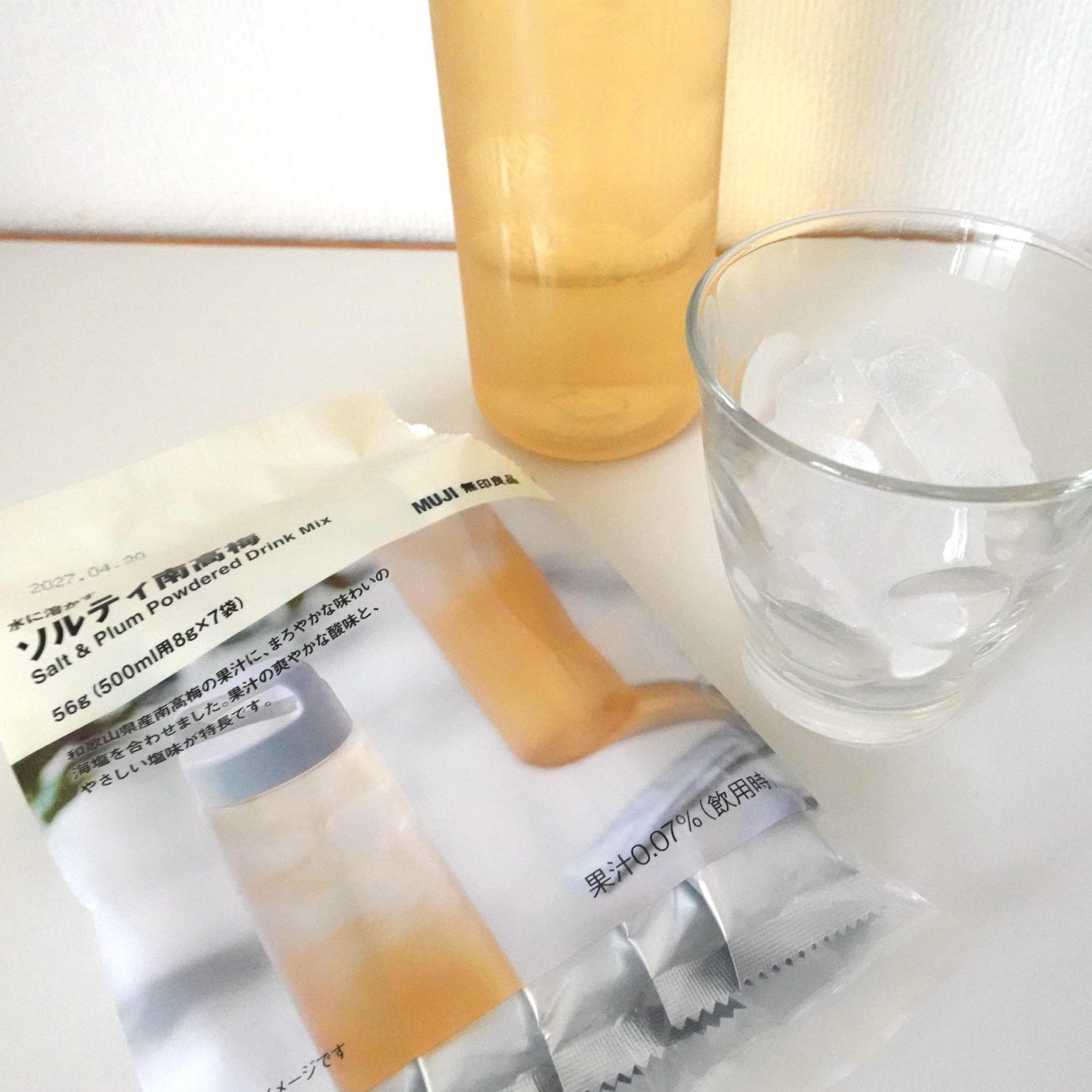 無印良品_水に溶かす ソルティ南高梅