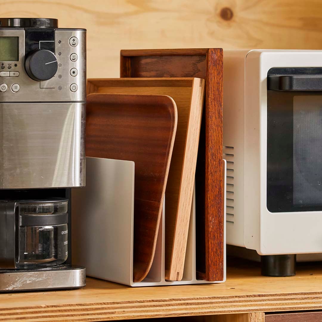 無印良品の スチロール 仕切りスタンド