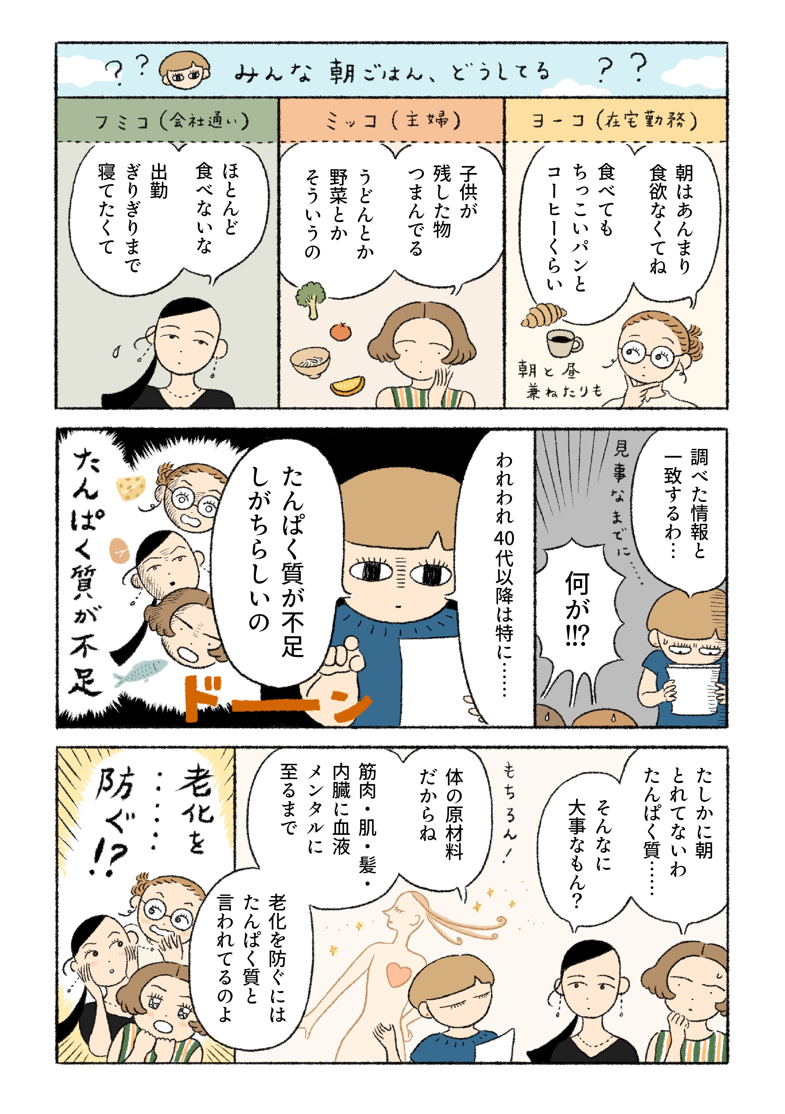 みんな、朝ごはん、どうしてる? | たんぱく質がとれるバウム バナナ&ヨーグルト ほか_8baR87
