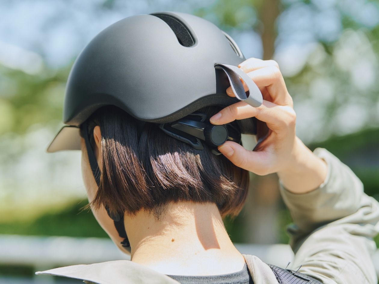 無印良品の風が抜ける 自転車ヘルメット