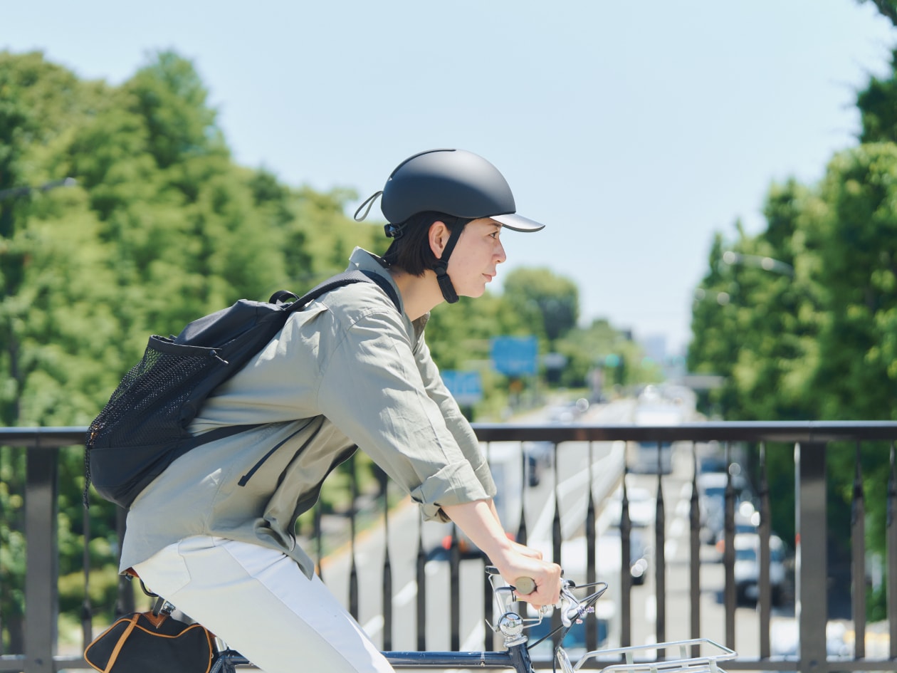 無印良品の風が抜ける 自転車ヘルメット