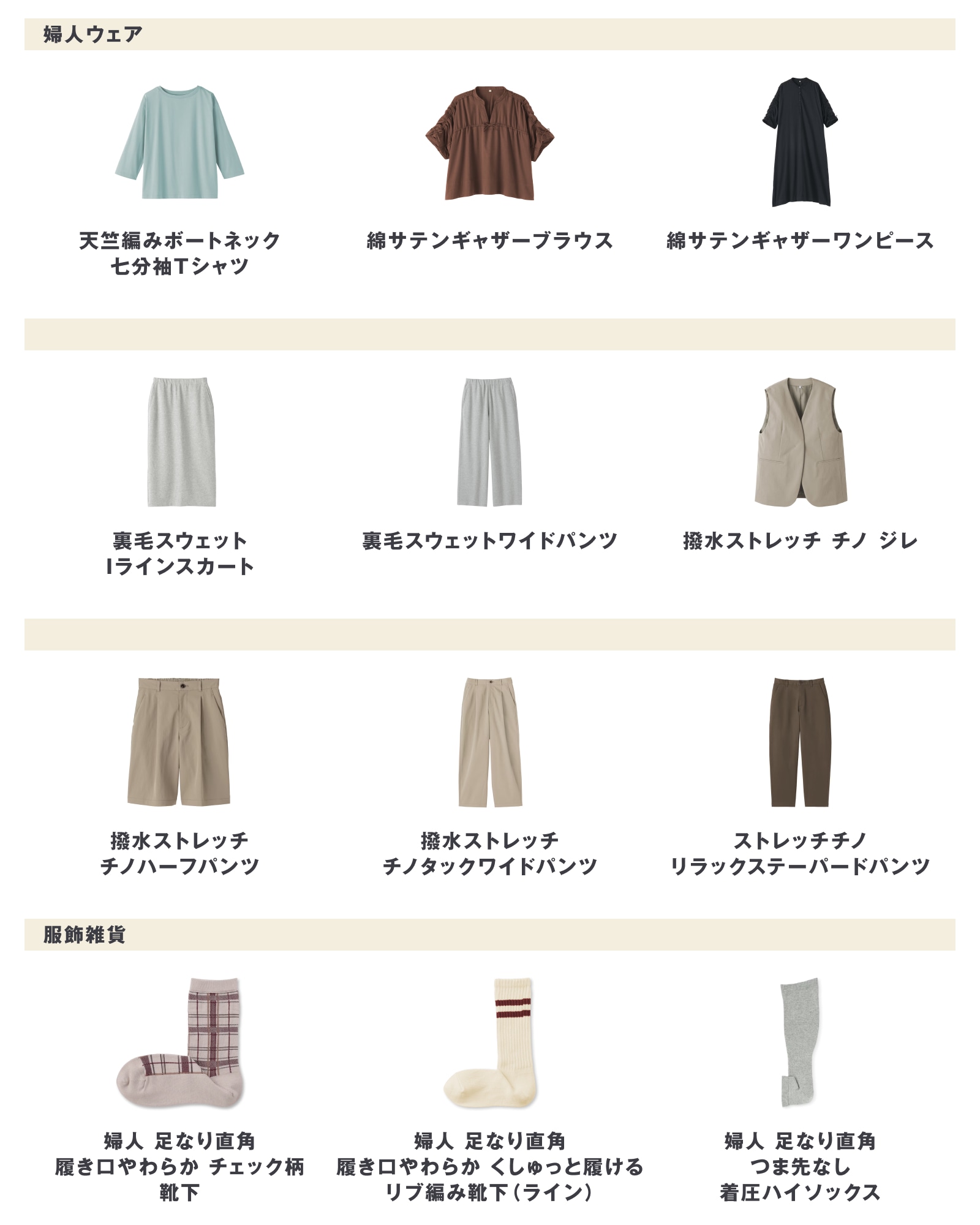 無印良品の2026年7月27日週の新商品まとめ
