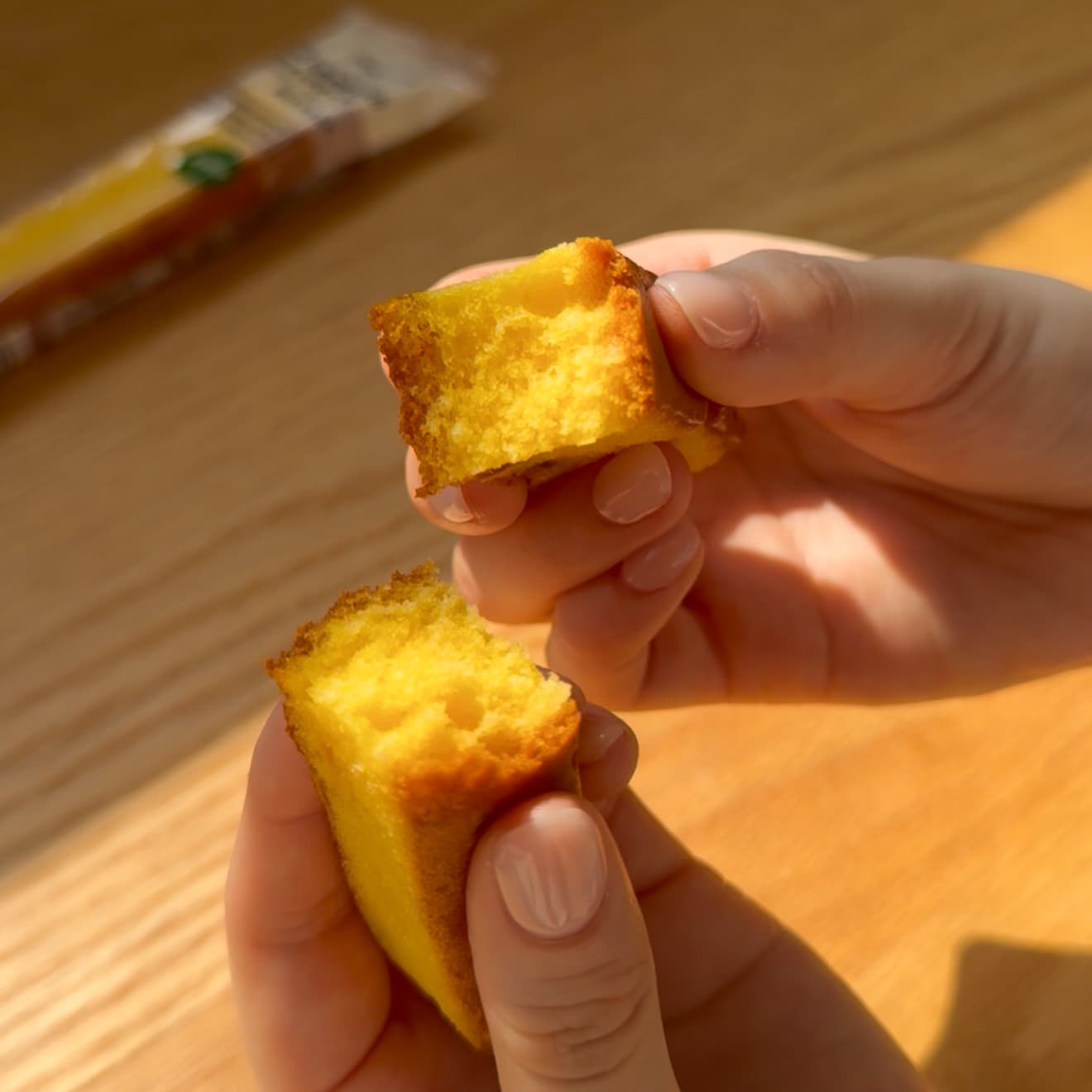 無印良品の『ほめられかぼちゃのスティックケーキ』